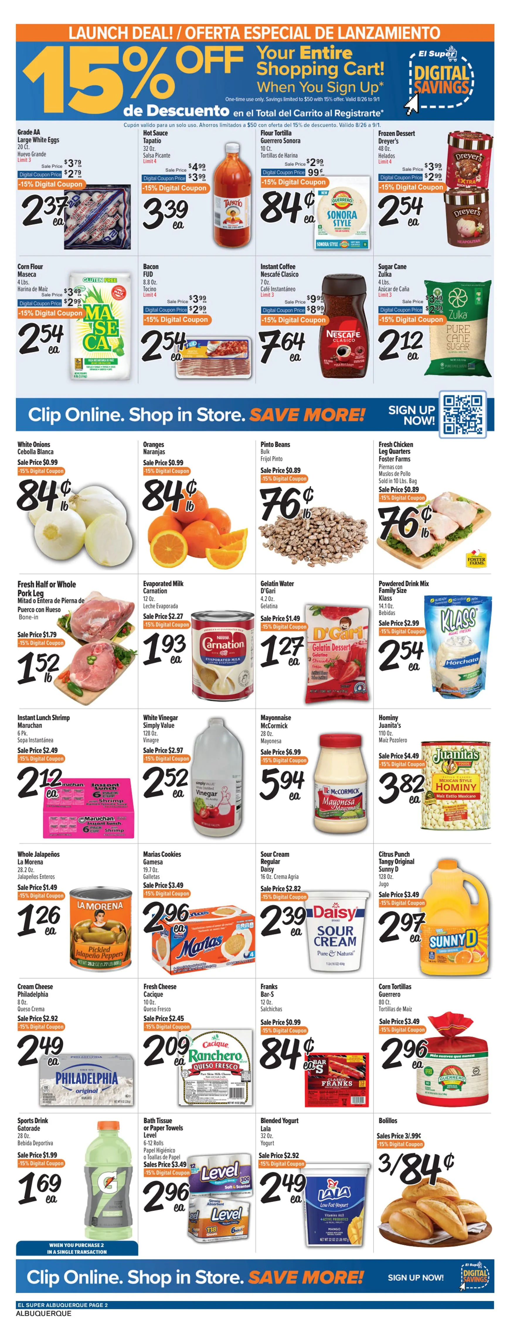 Weekly ad Current El Super leaflet valid from Wednesday 08/26/2026 to Tuesday 09/01/2026 from August 26 to September 1 2026 - Page 4