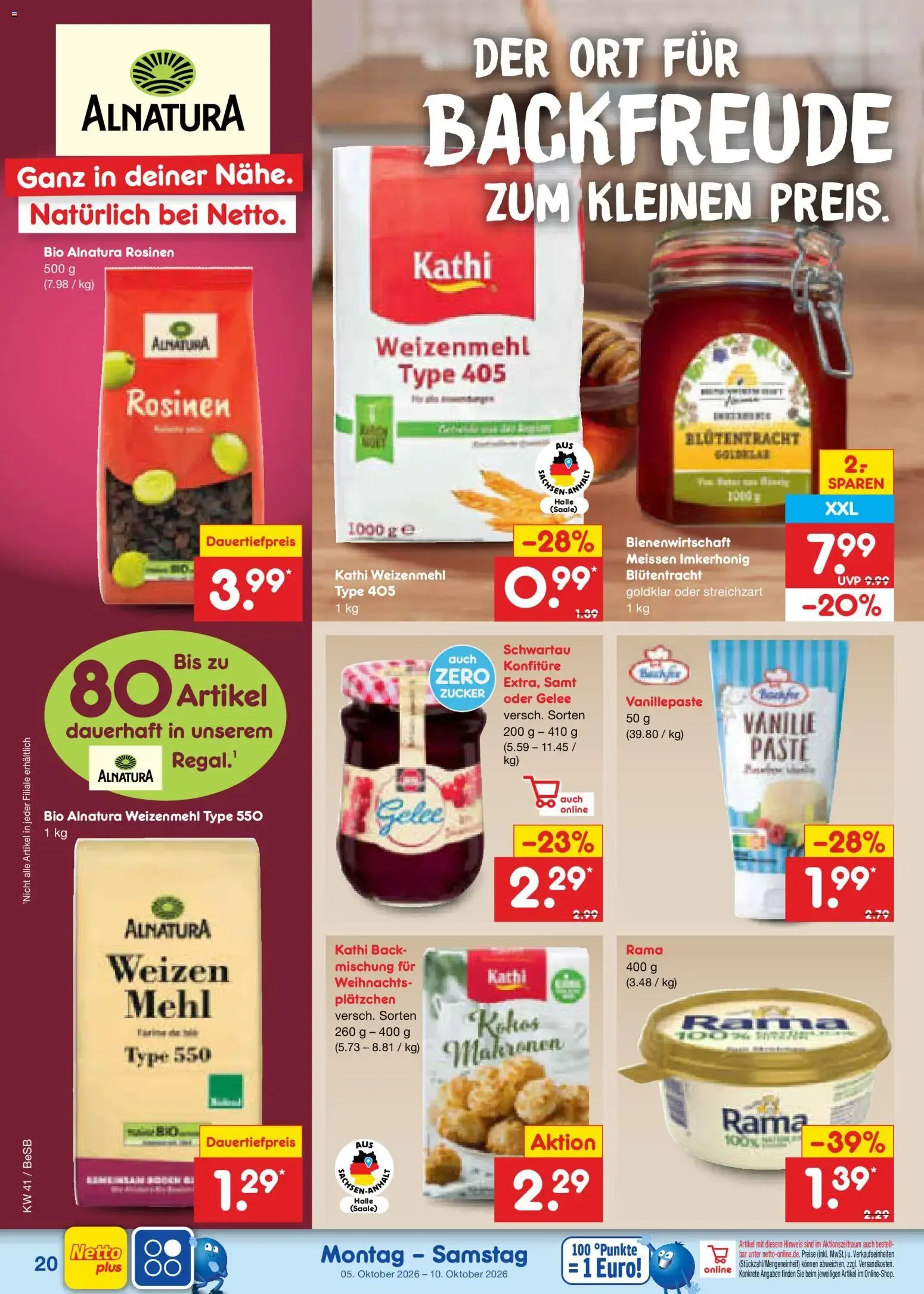Netto Marken-Discount Prospekt (ab 05.10.2026) » Angebote von 5. Oktober bis 10. Oktober 2026 - Prospekt seite 22