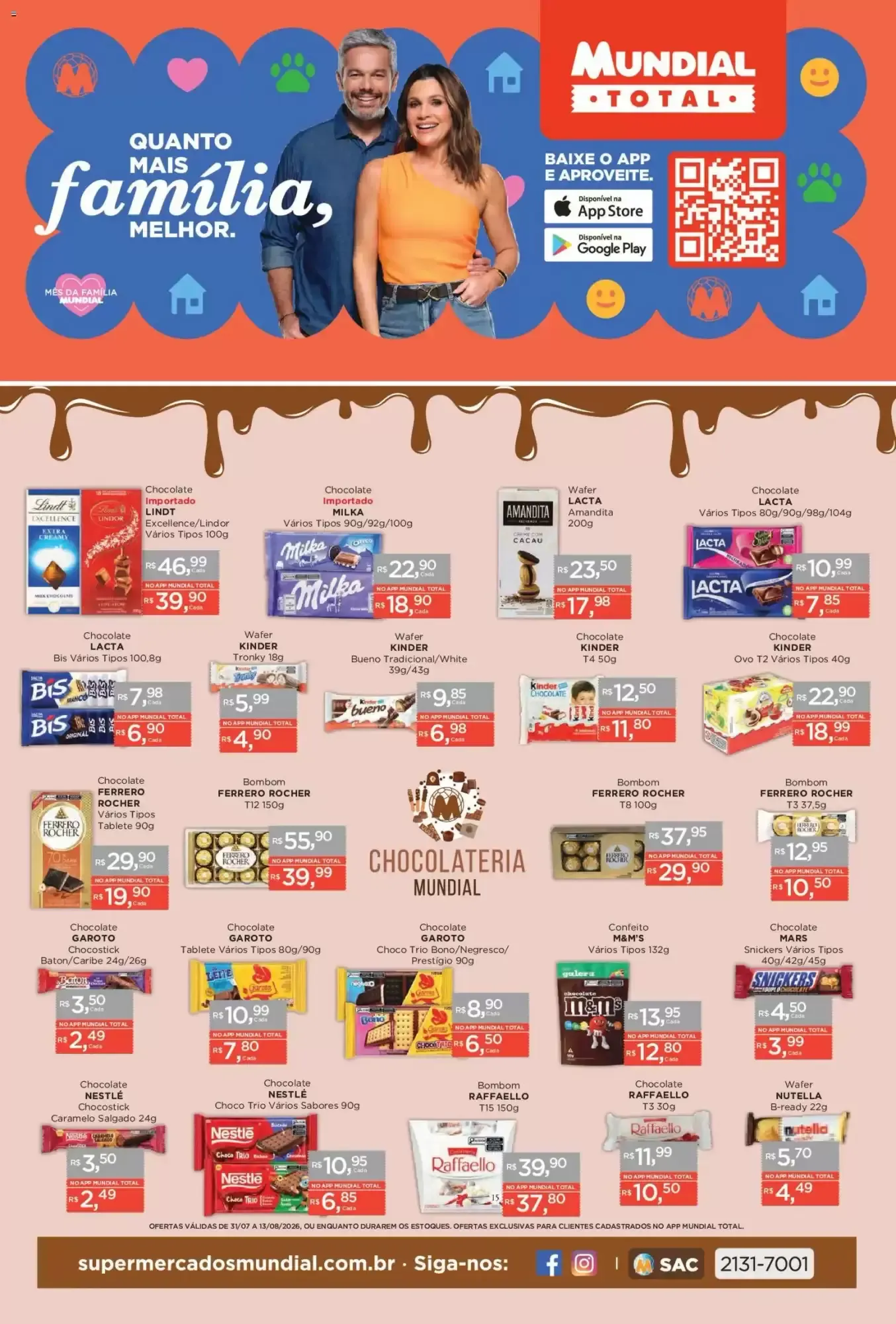 Encarte de Encarte Supermercados Mundial 31 de julho até 13 de agosto 2026 - Pagina 1