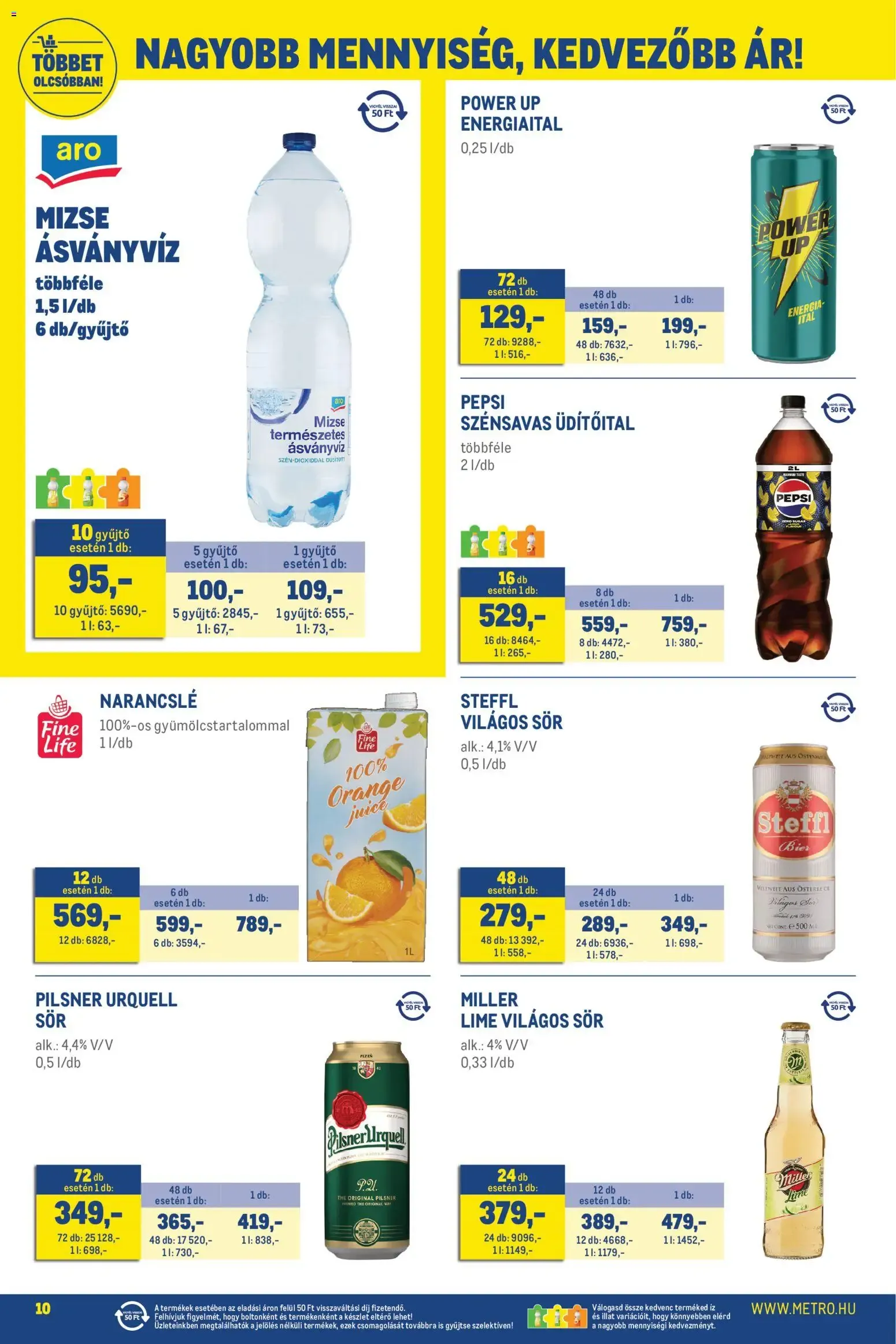 Katalógus Metro akciós újság - 2026.08.01. -tól/töl > akció, lapozható szórólap 🛍️ augusztus 1.-tól augusztus 31.-ig 2026. - Oldal 10