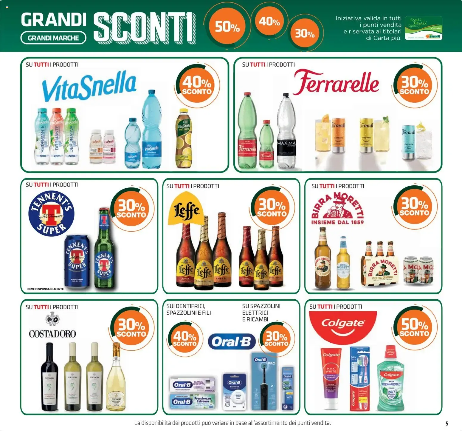 Superconti Supermercati - Grandes Descuentos da 18 giugno a 1 luglio di 2026 - Pagina del volantino 5