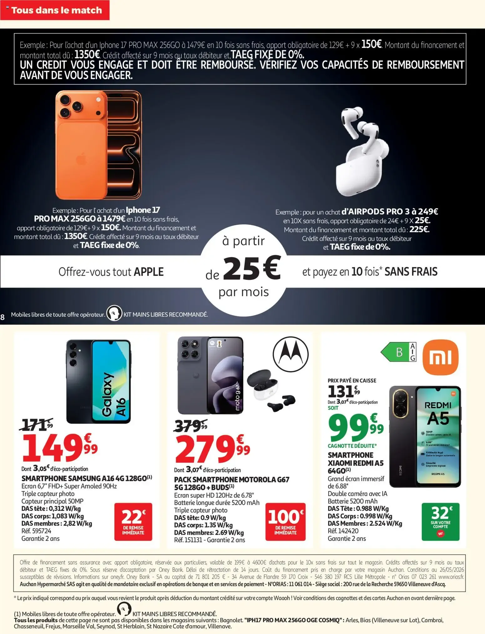 Tous dans le match, Pros des bons plans du 26 mai au 14 juin 2026 - Catalogue page 8