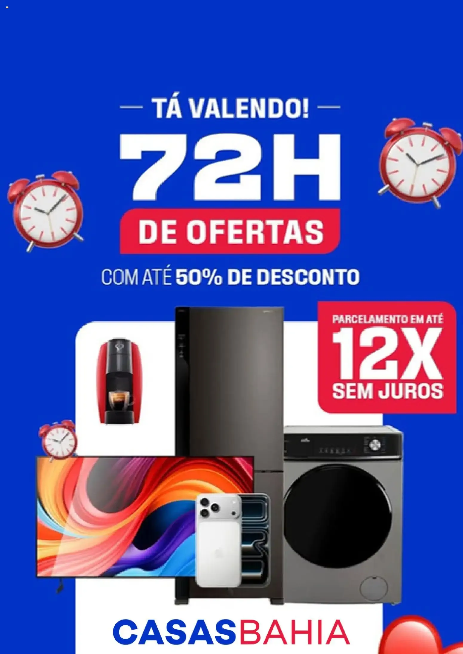Encarte de Casas Bahia 72H de Ofertas 30 de setembro até 2 de outubro 2026 - Pagina 1