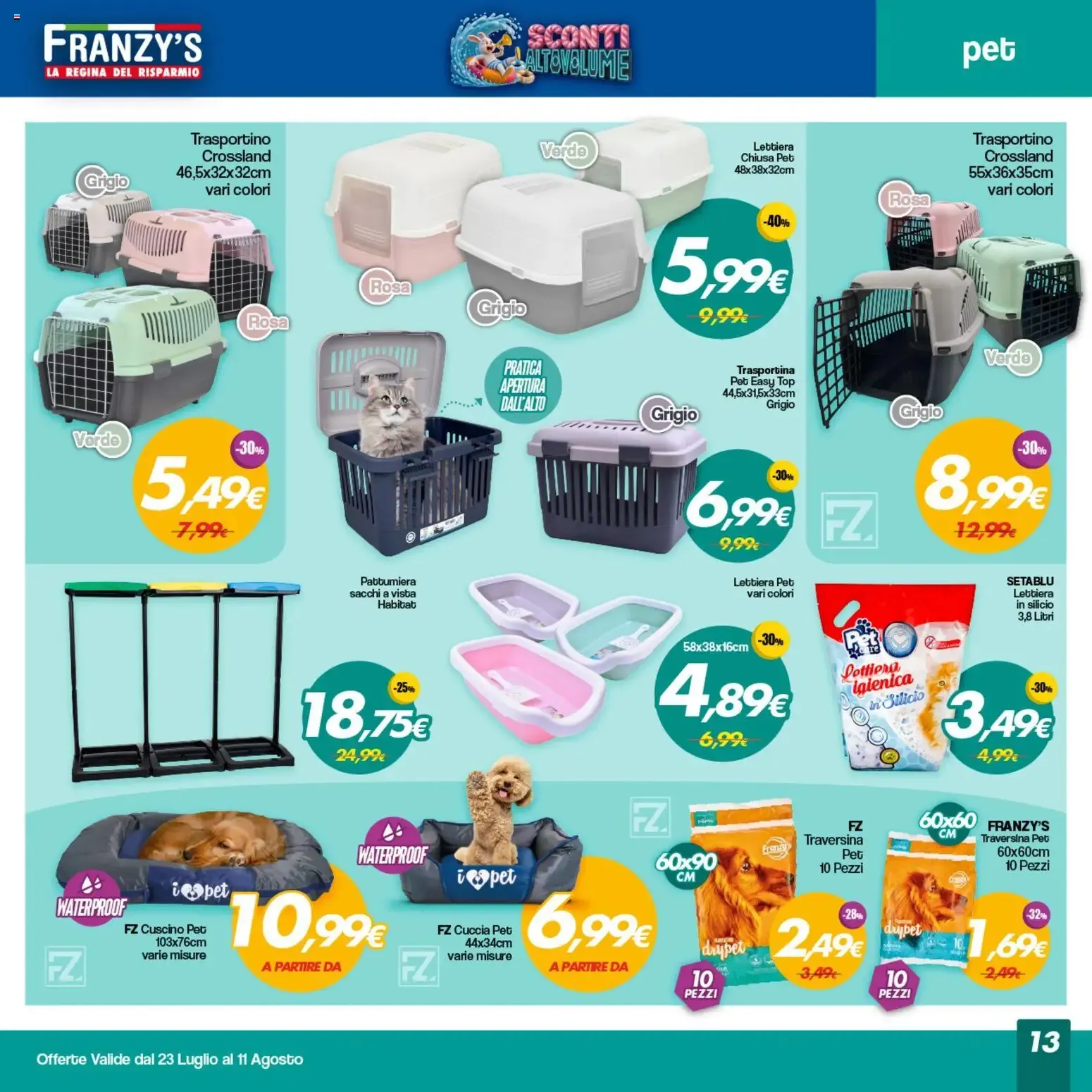 Franzy's Sconti Altovolume da 23 luglio a 11 agosto di 2026 - Pagina del volantino 13