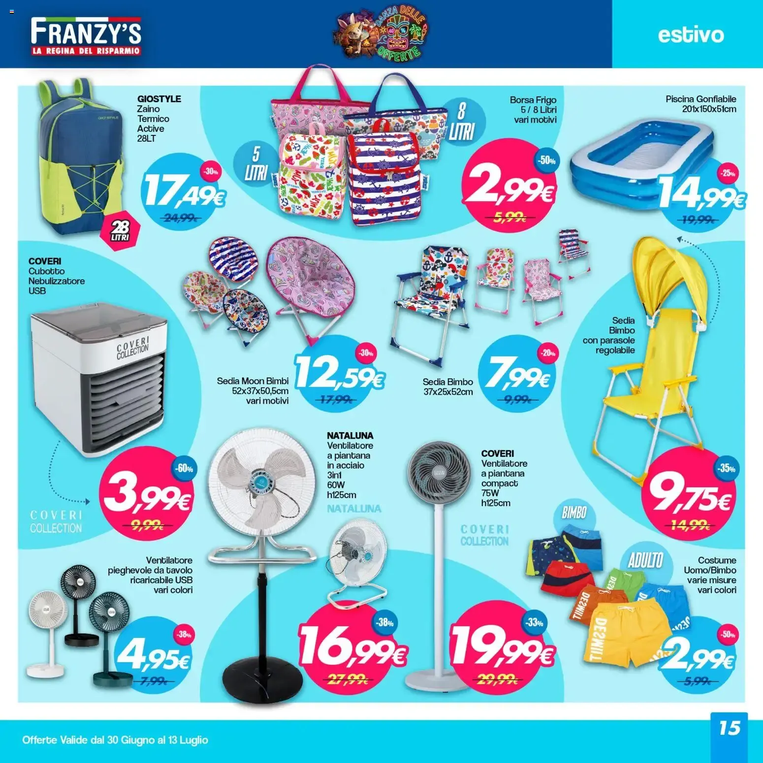 Franzy's - La Regina del Risparmio da 30 giugno a 13 luglio di 2026 - Pagina del volantino 15