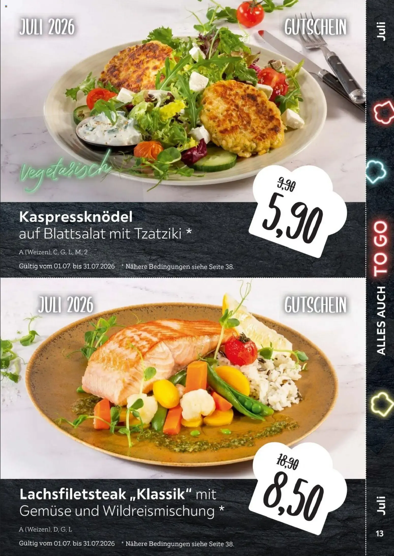 XXXL Lutz Restaurantgutscheine (ab 01.02.2026) zum Blättern von 1. Februar bis 31. Juli 2026 - Prospekt seite 13