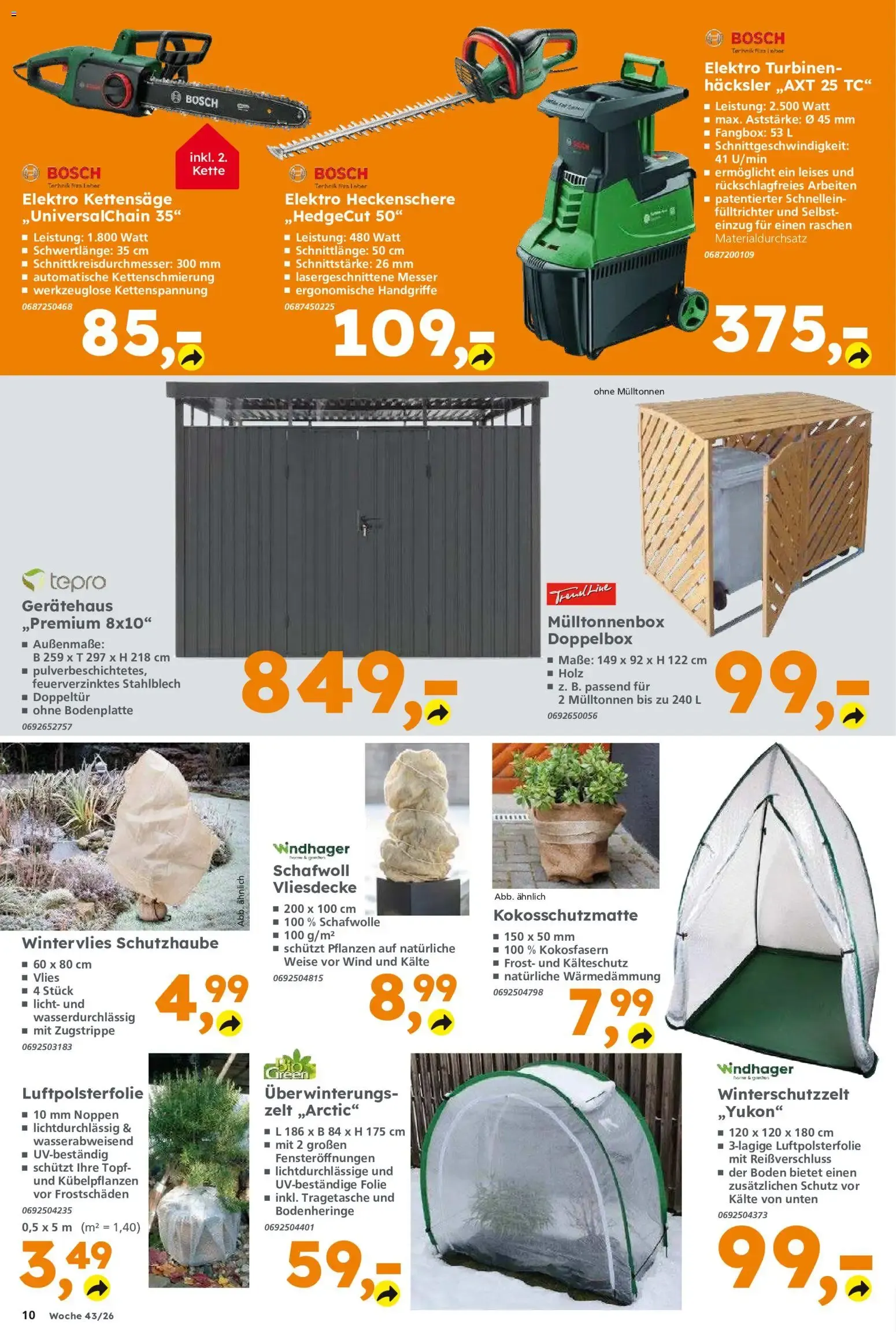 Globus Baumarkt von 19. Oktober bis 24. Oktober 2026 - Prospekt seite 10
