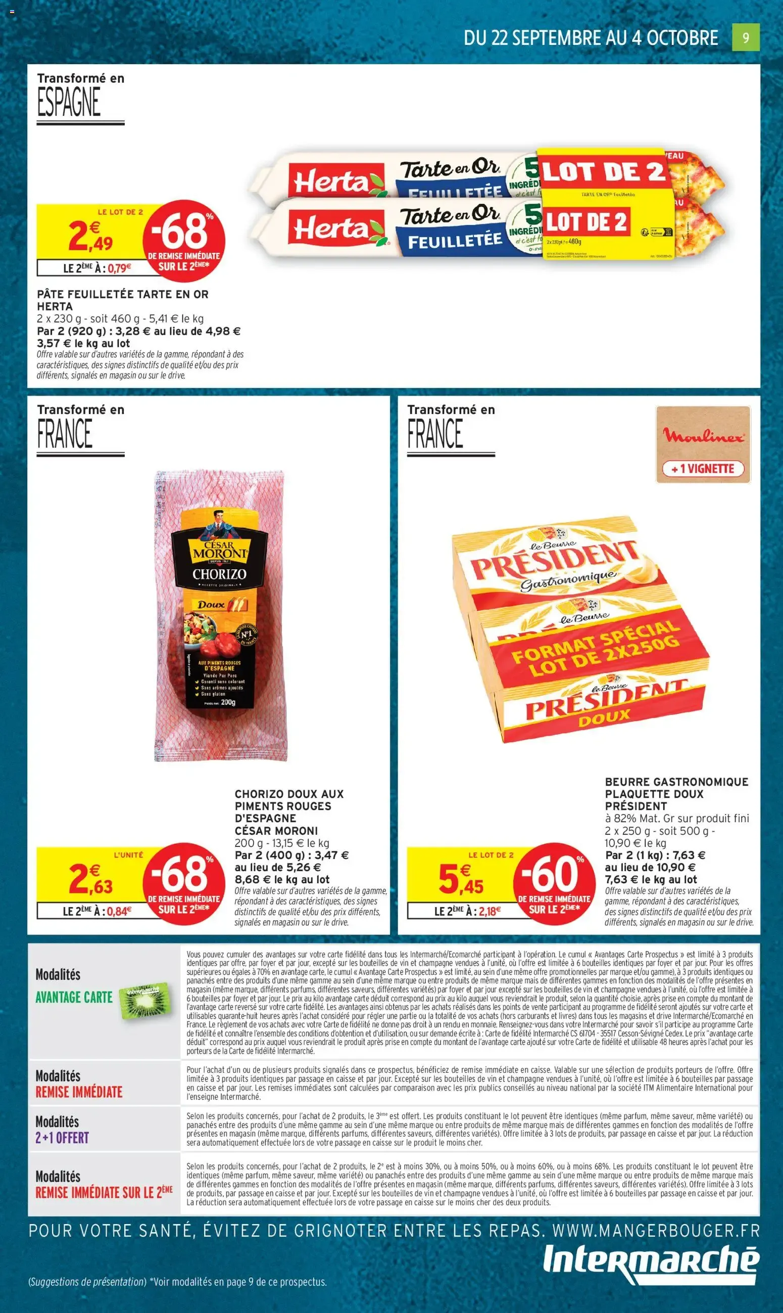 Intermarché catalogue à partir du 22/09/2026 - promo en ligne du 22 septembre au 4 octobre 2026 - Catalogue page 9
