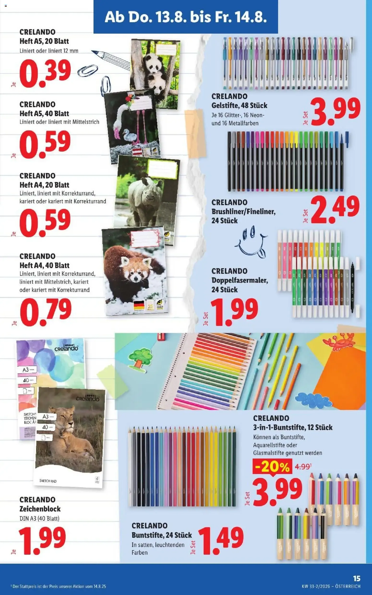 Lidl - Flugblatt ab 13.08.2026 - Angebote ab donnerstag von 13. August bis 14. August 2026 - Flugblätt seite 19