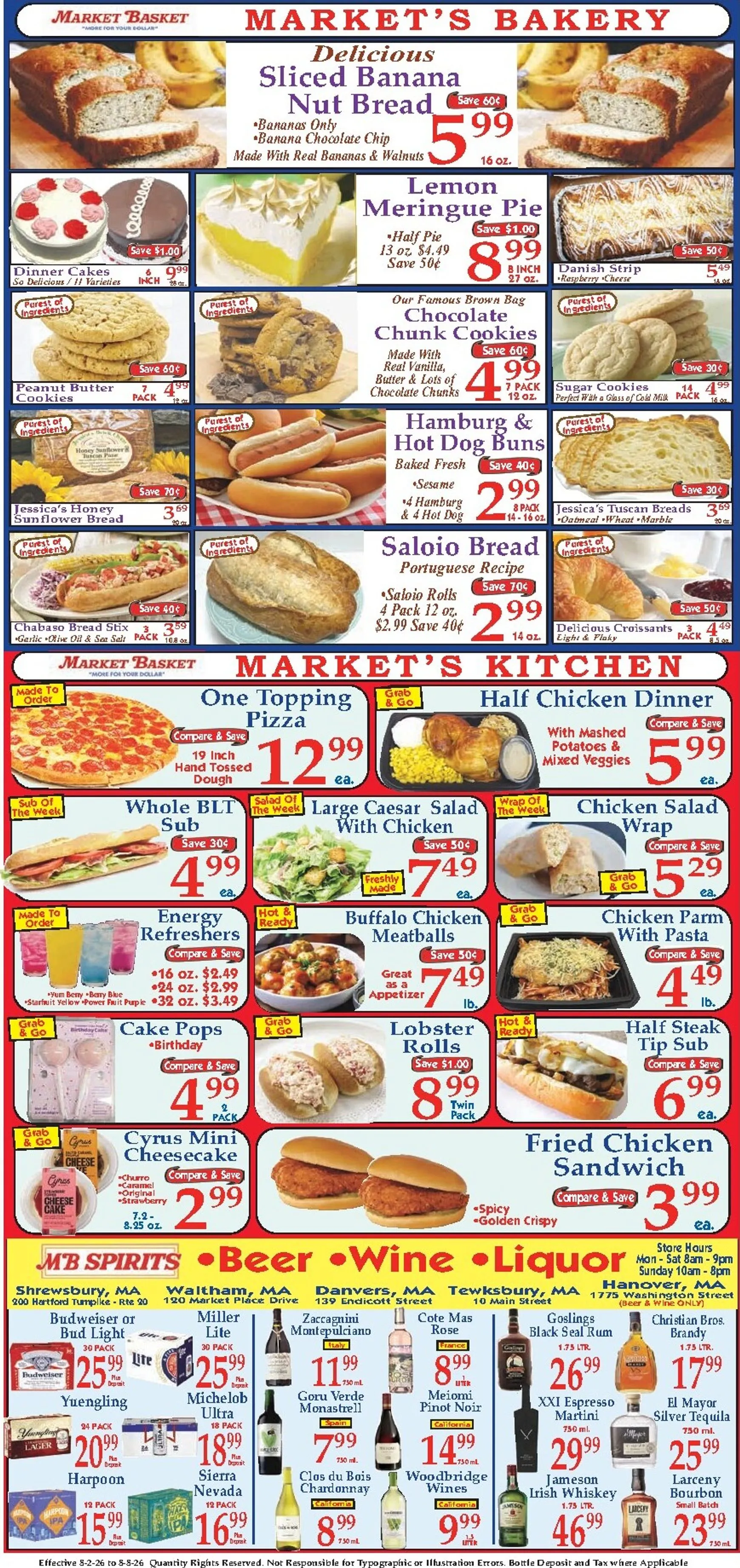 Weekly ad Current Market Basket leaflet valid from Sunday 08/02/2026 to Saturday 08/08/2026 from August 2 to August 8 2026 - Page 8