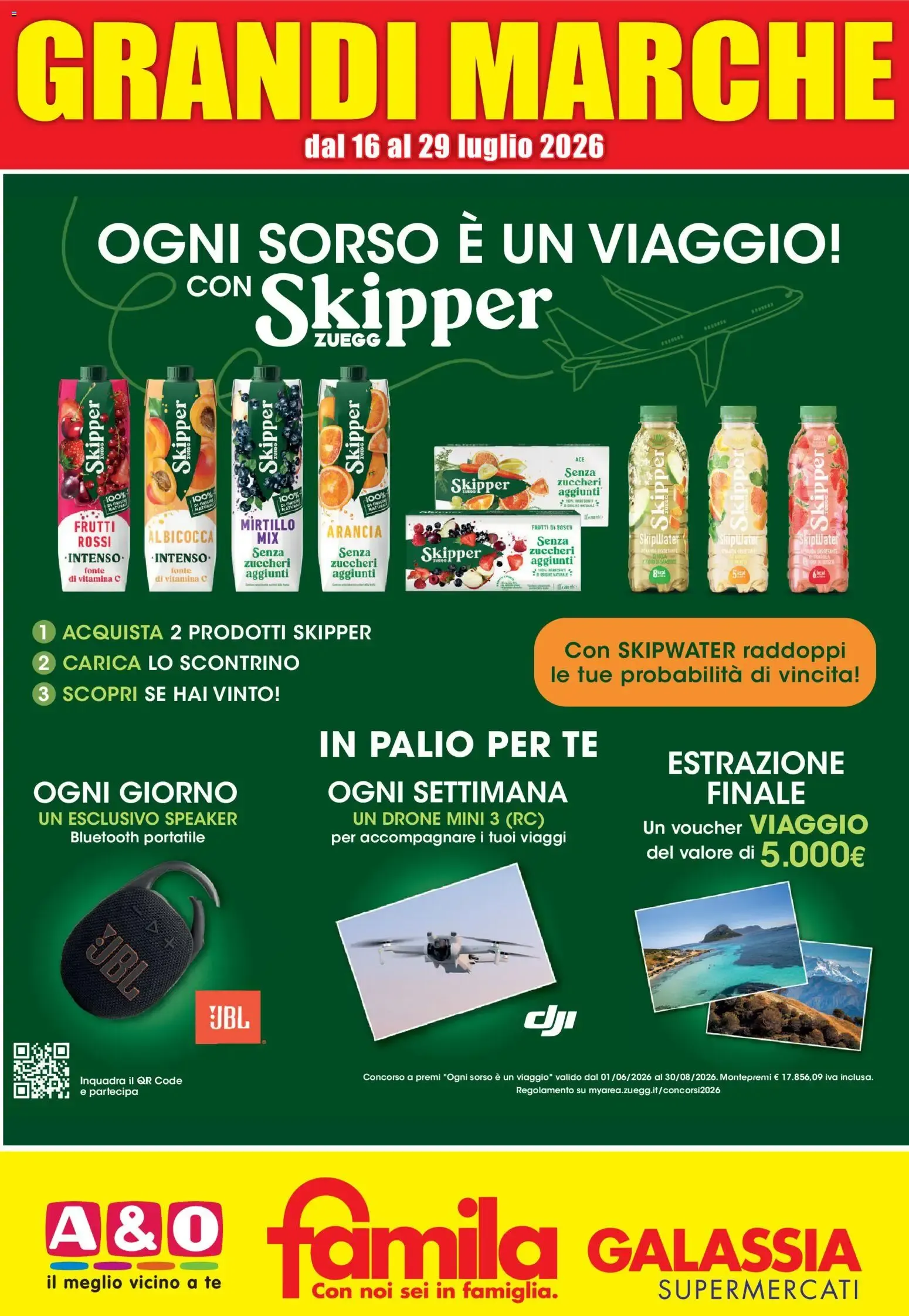 Nuovo Galassia volantino Supermercati Grandi Marche dal 16/07/2026 > offerte anteprima 🛍️ da 16 luglio a 29 luglio di 2026 - Pagina del volantino 1