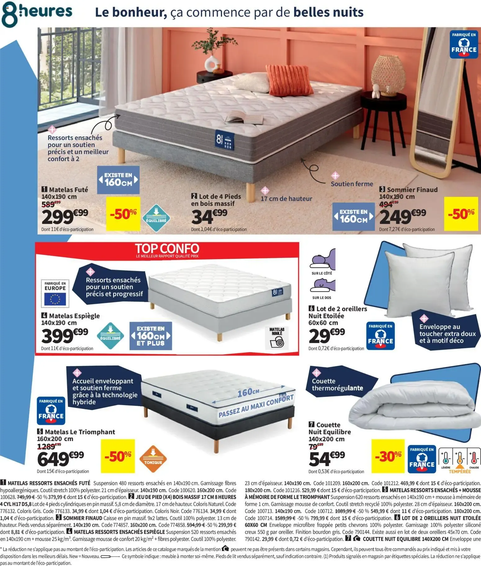 Conforama - Dormez Confo: La Grande Literie du 7 juillet au 3 août 2026 - Catalogue page 4
