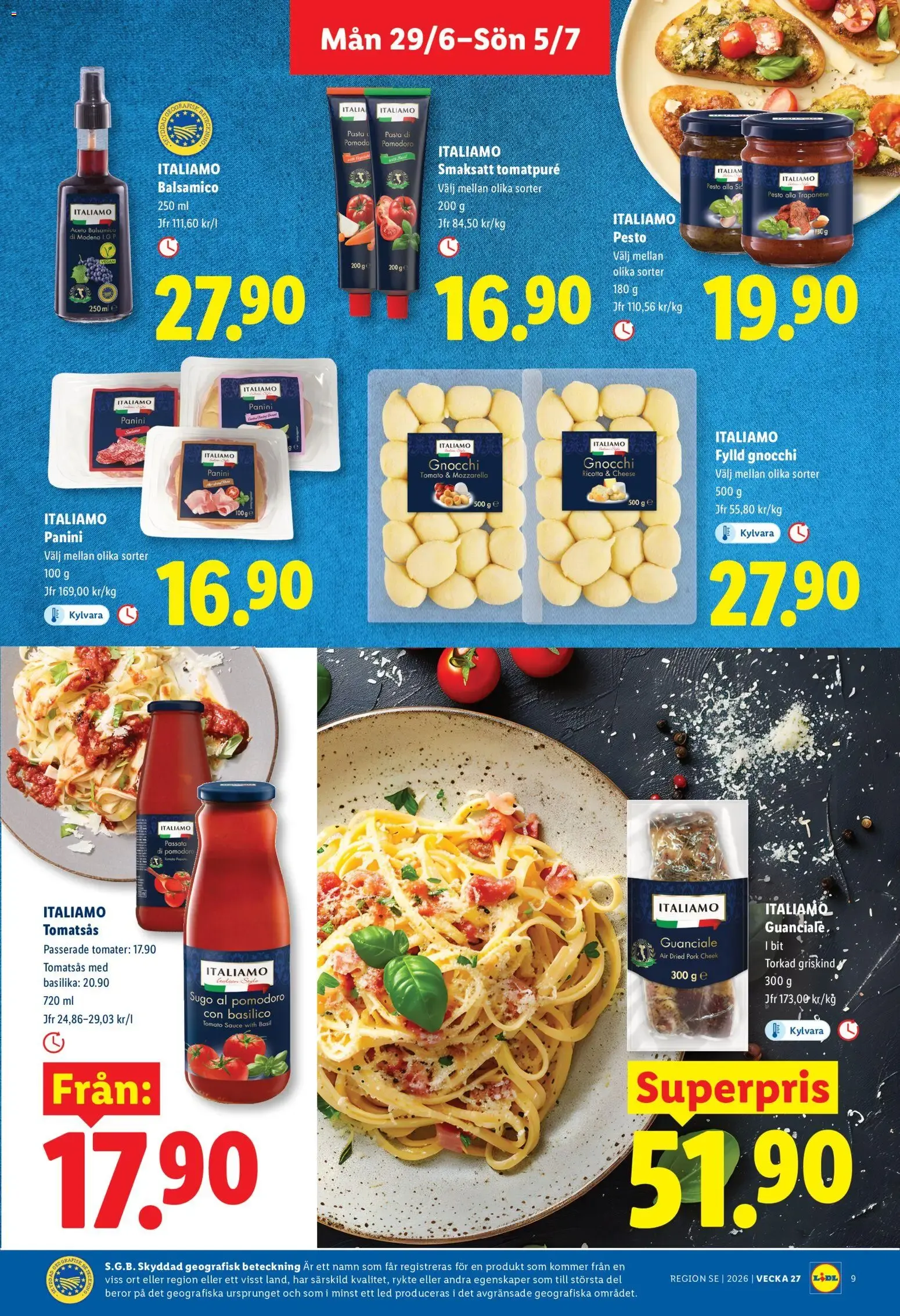 Lidl erbjudanden från 29/06/2026 - 05/07/2026 > Reklamblad nuvarande rabatter från 29 juni till 5 juli 2026 - Reklamblad sidor 9
