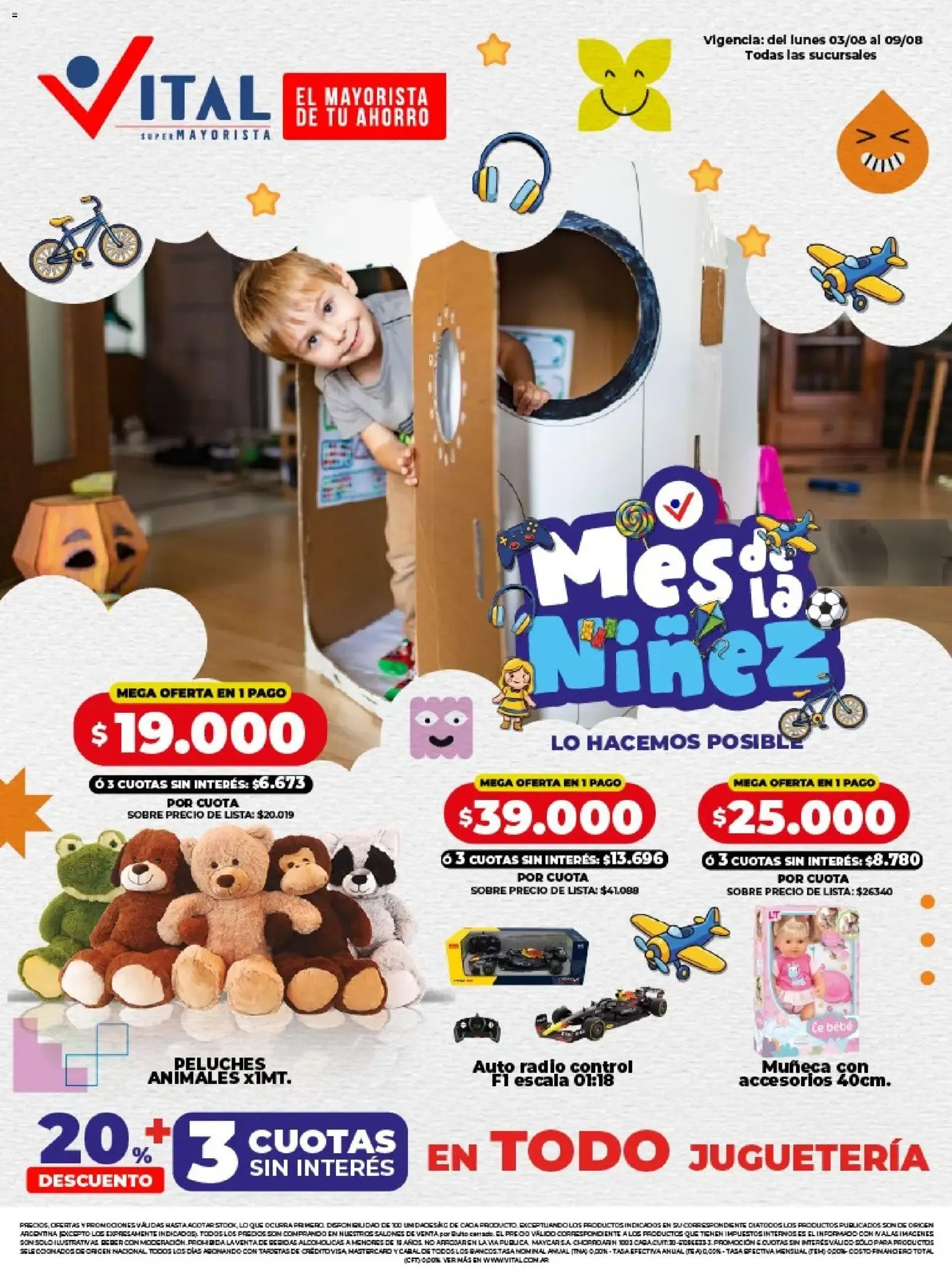 Ofertas de Vital - Especial de la niñez || del 03/08/2026 - 09/08/2026 || Catálogo 3 de agosto al 9 de agosto 2026 - Página 1 del catálogo