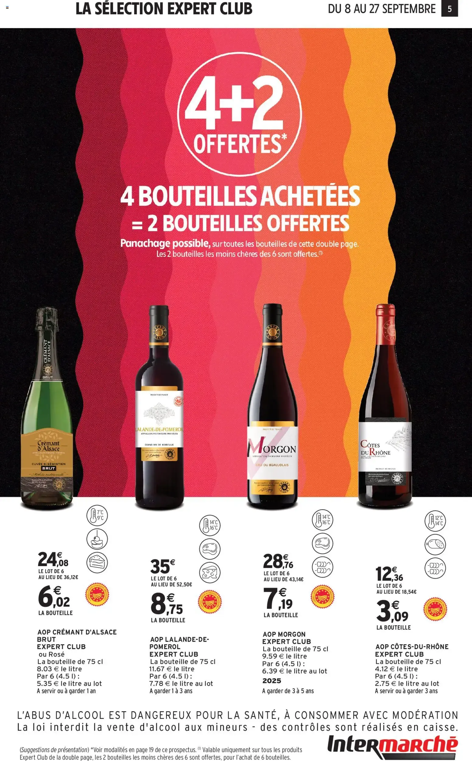 Intermarché - Foire aux vins à partir du 08/09/2026 - promo en ligne du 8 septembre au 27 septembre 2026 - Catalogue page 5