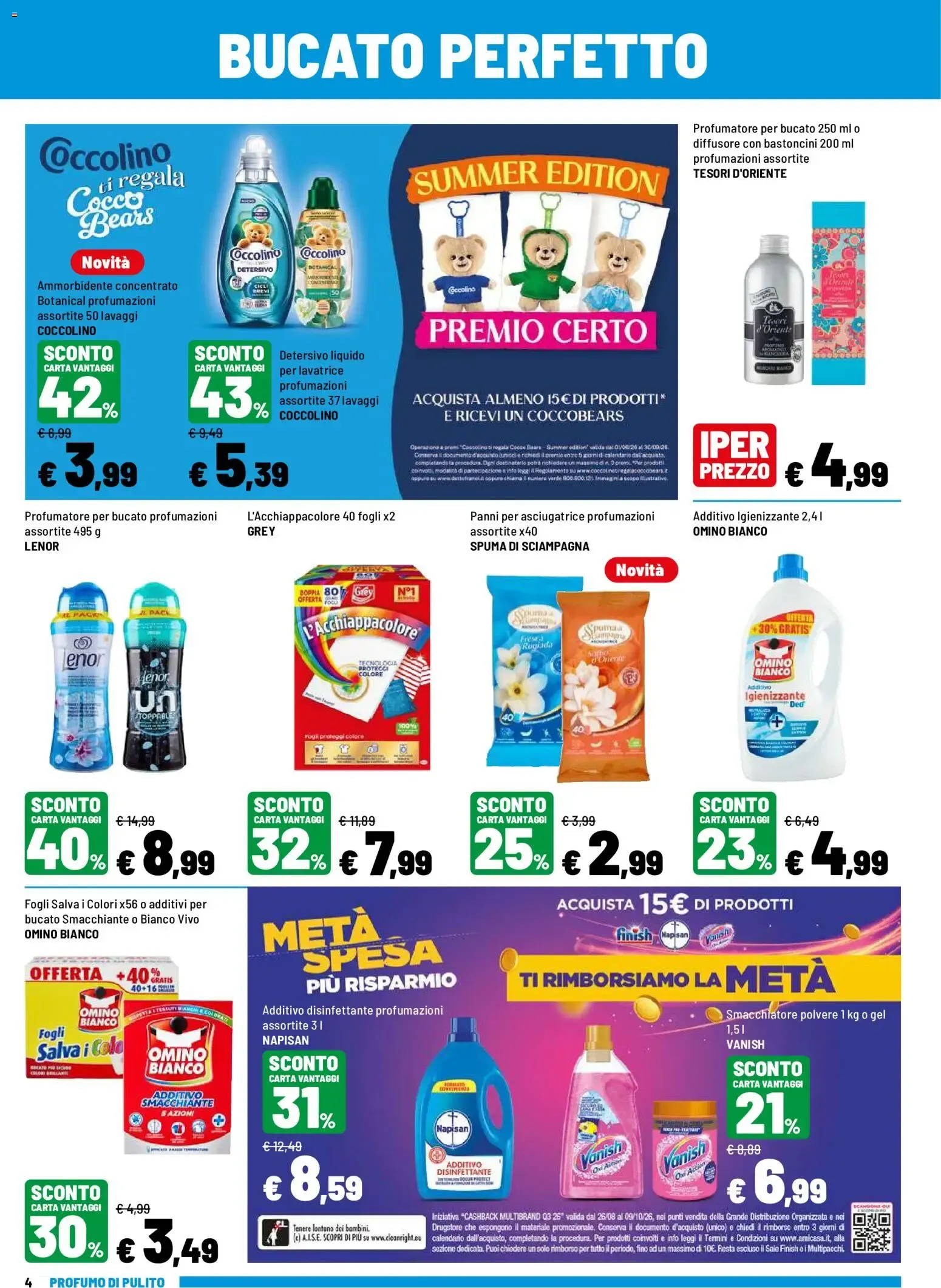 Iper Volantino Profumo di Pulito da 3 settembre a 20 settembre di 2026 - Pagina del volantino 4