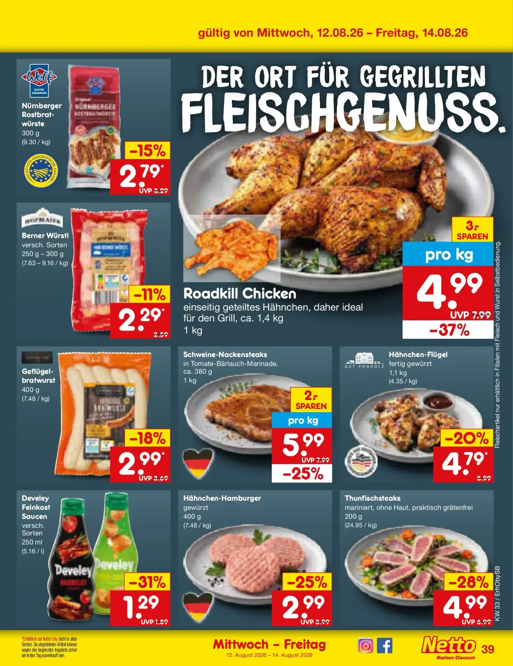 Netto Marken Discount Prospekt nächste Woche – von Montag 10.08.2026 bis Freitag 14.08.2026 von 10. August bis 14. August 2026 - Prospekt seite 56