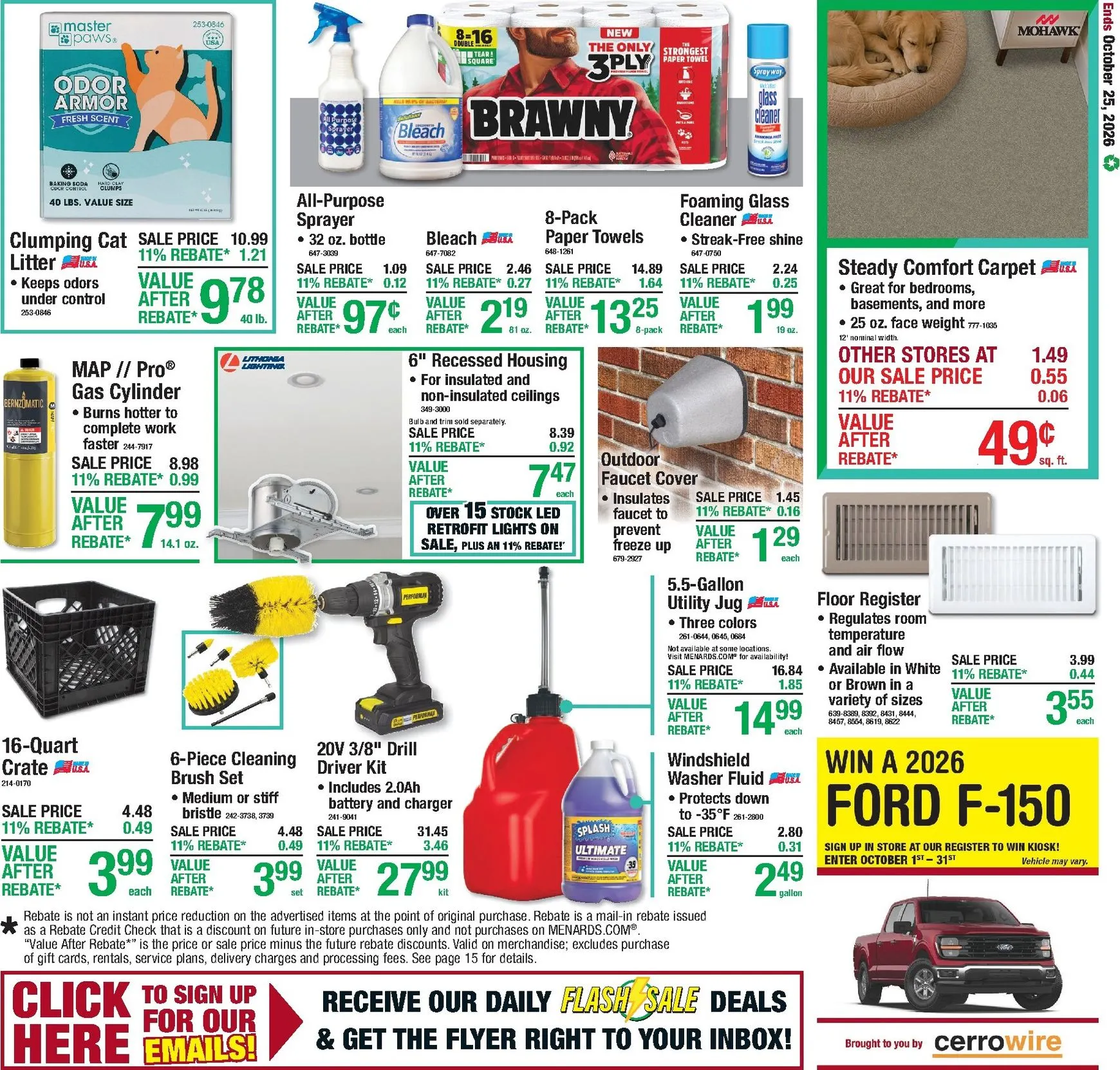 Weekly ad Current Menards leaflet valid from Thursday 10/15/2026 to Sunday 10/25/2026 from October 15 to October 25 2026 - Page 23