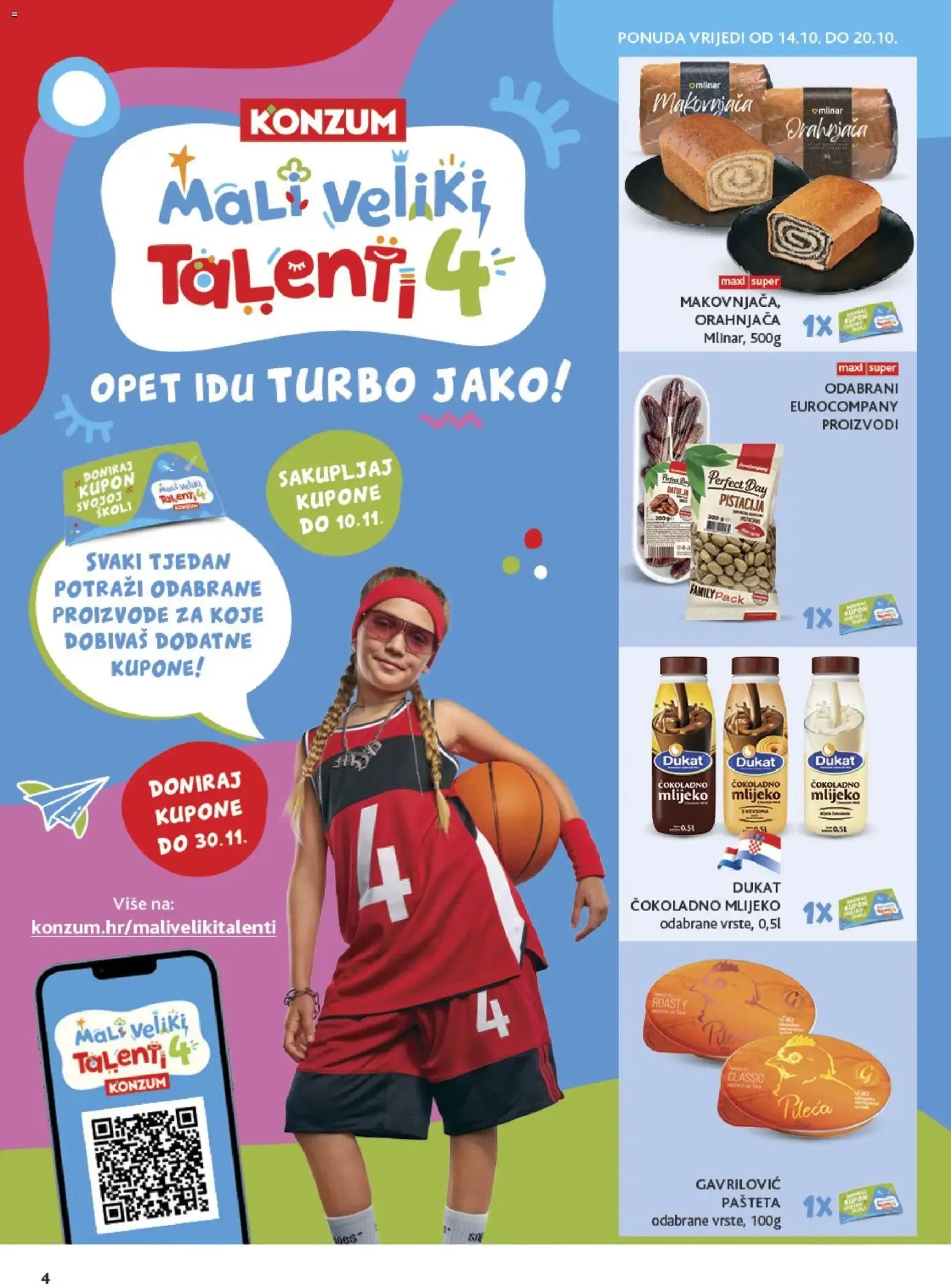 Katalog Konzum Katalog novi od 14.10.2026 na listanje > letak digitalni od 14. listopada do 20. listopada 2026. - Pregled Stranica 4