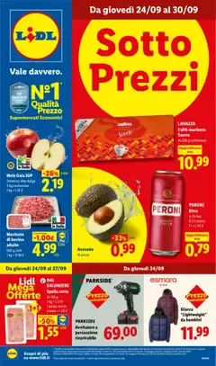 Lidl Sotto Prezzi da 24 settembre a 30 settembre di 2026 - Pagina del volantino 1