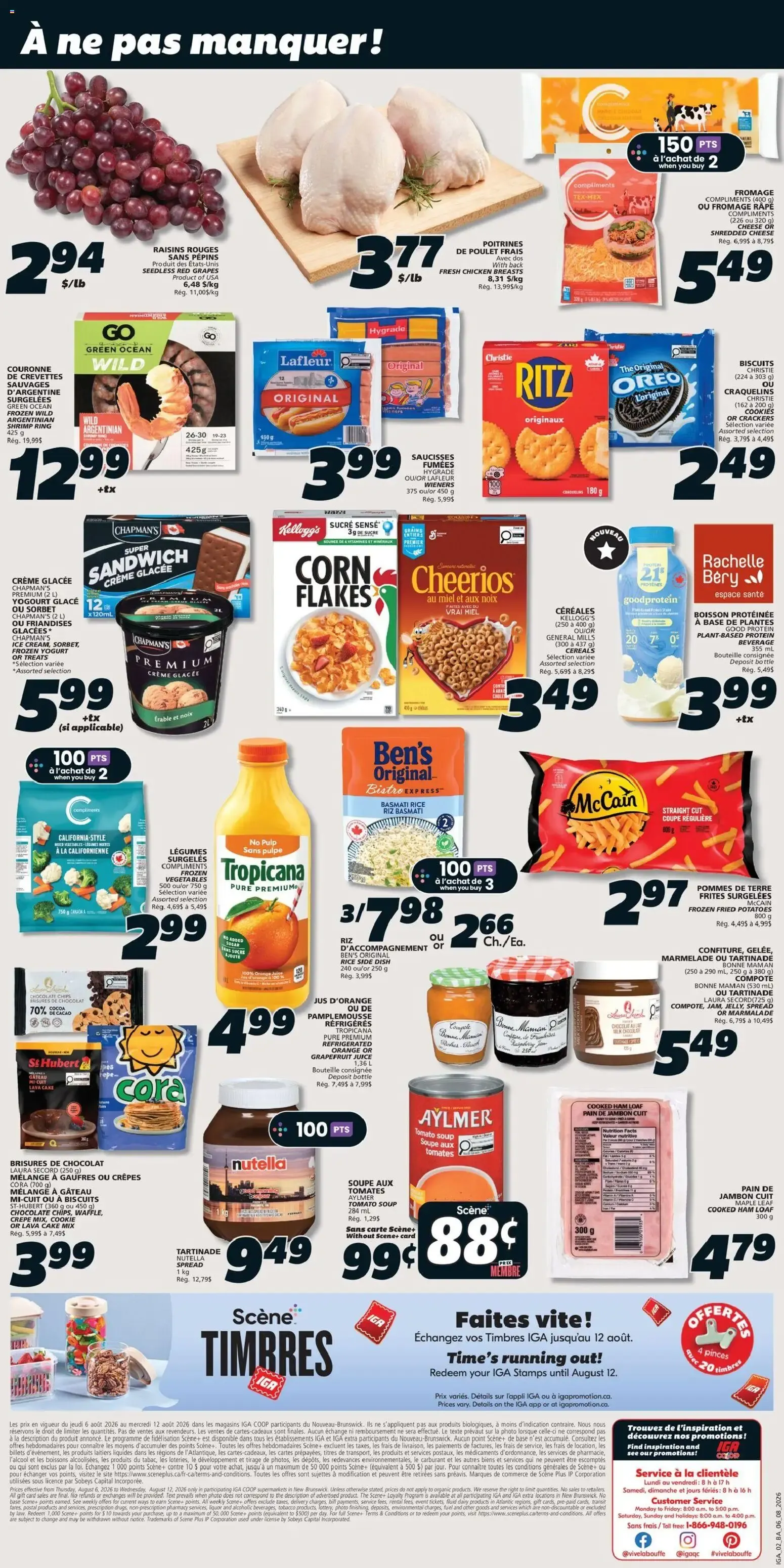 IGA weekly flyer / circulaire from August 6 to August 12 2026 - flyer page 2