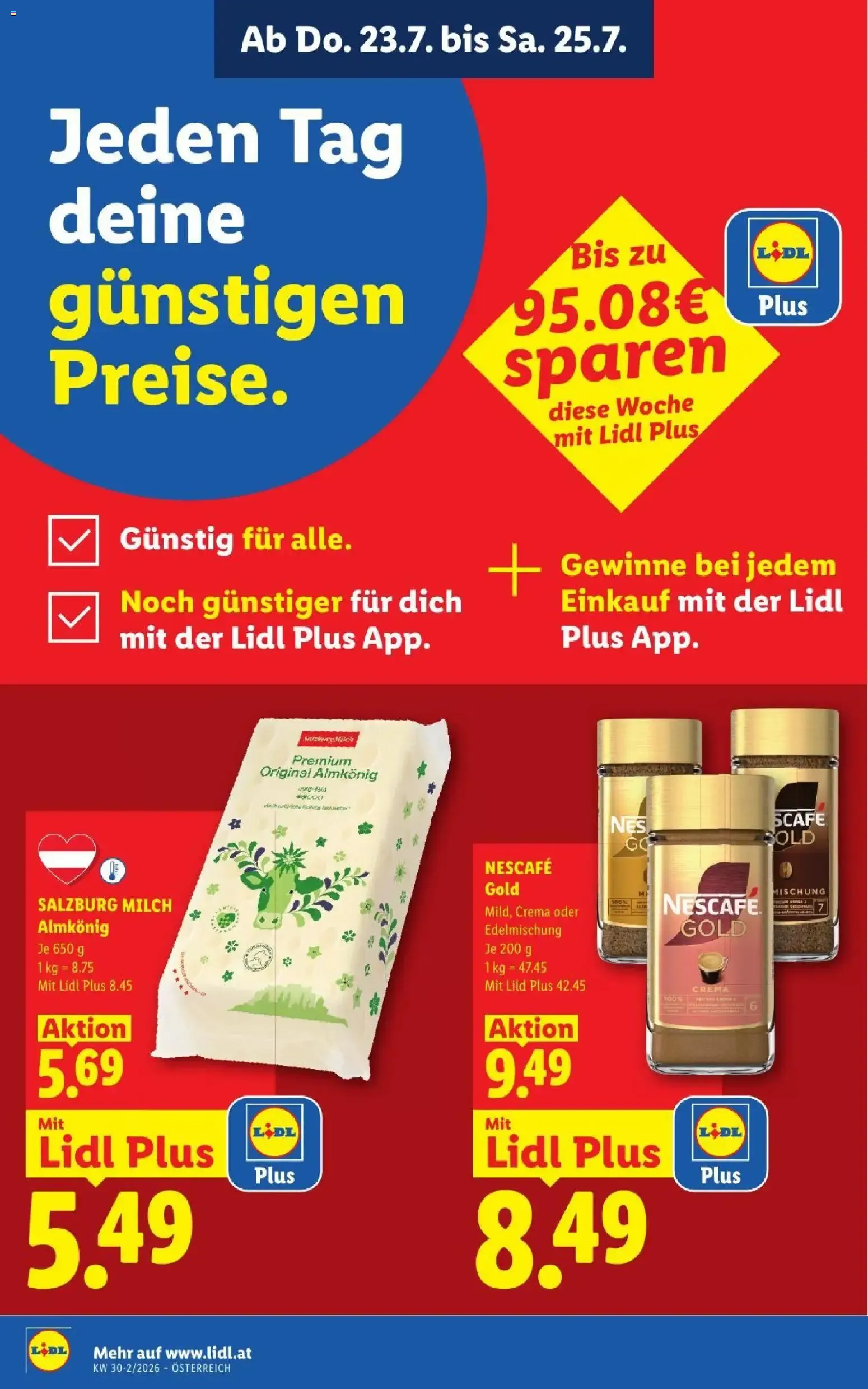 Lidl - Flugblatt ab 23.07.2026 - Angebote ab donnerstag von 23. Juli bis 25. Juli 2026 - Flugblätt seite  2