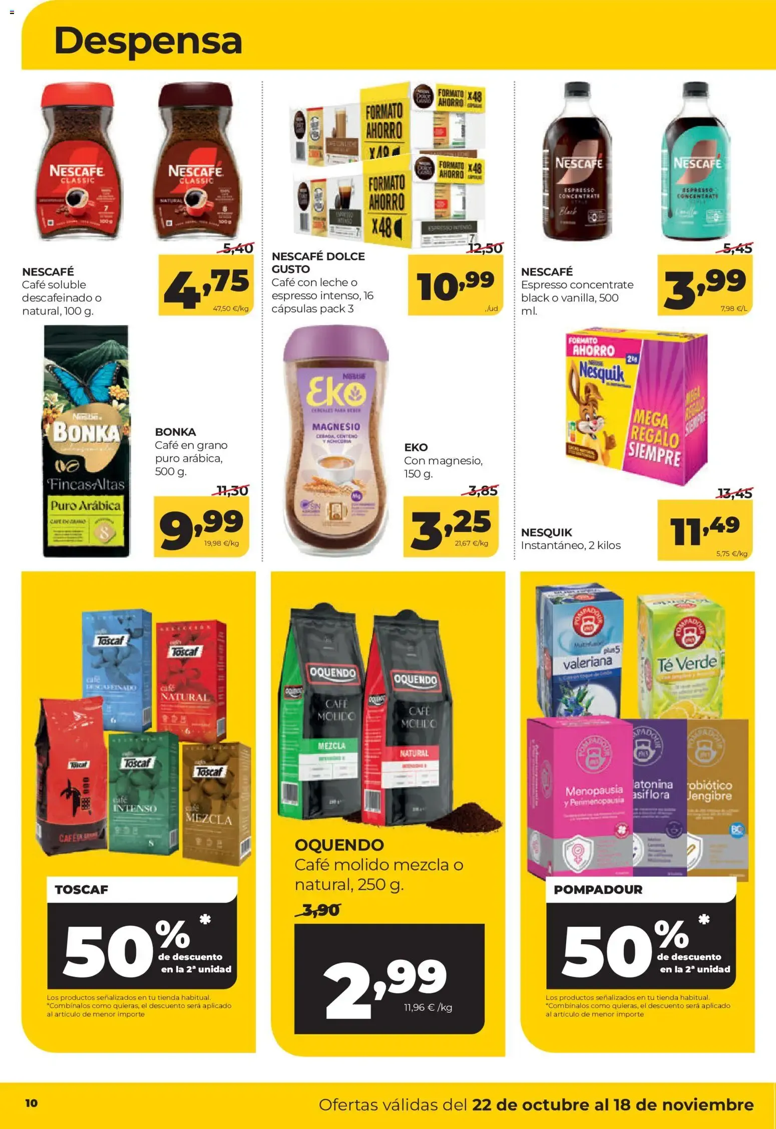 Catálogo de Alimerka folleto >> 22/10 - 18/11/2026 (catálogo) 22 de octubre al 18 de noviembre 2026 - Página 10