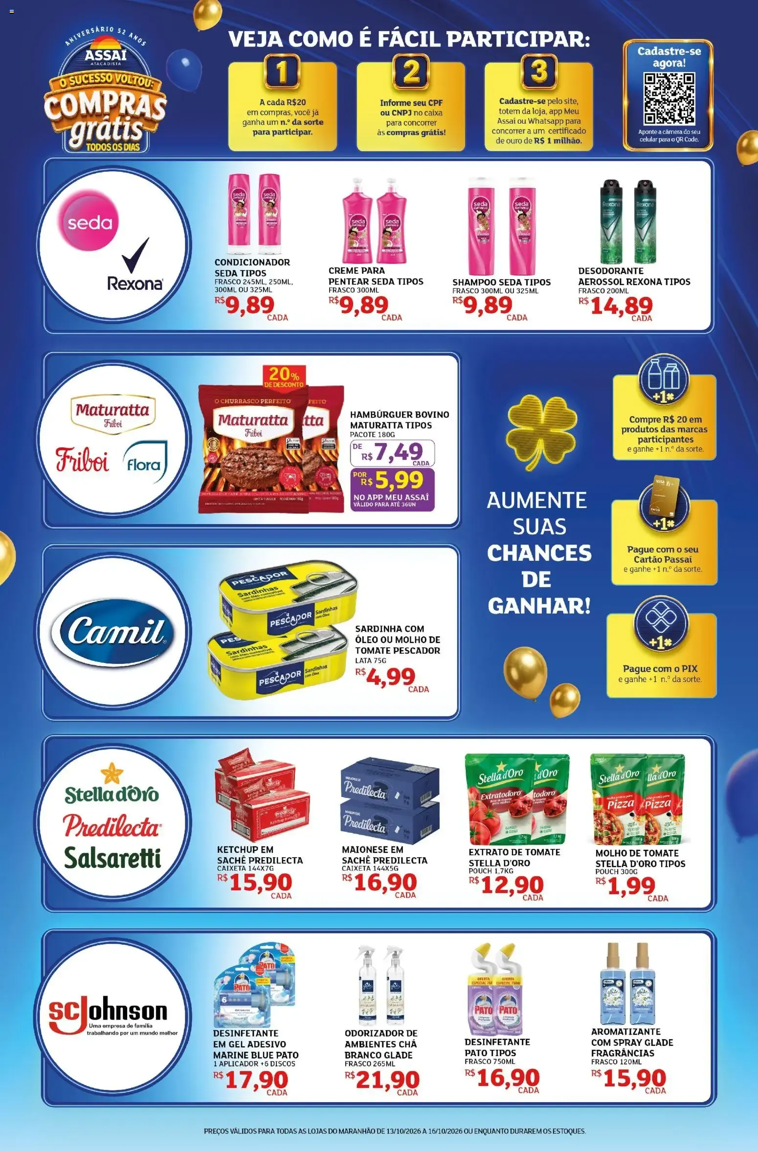 Encarte de Assaí Atacadista: O Sucesso Voltou, Compras Grátis 13 de outubro até 16 de outubro 2026 - Pagina 3