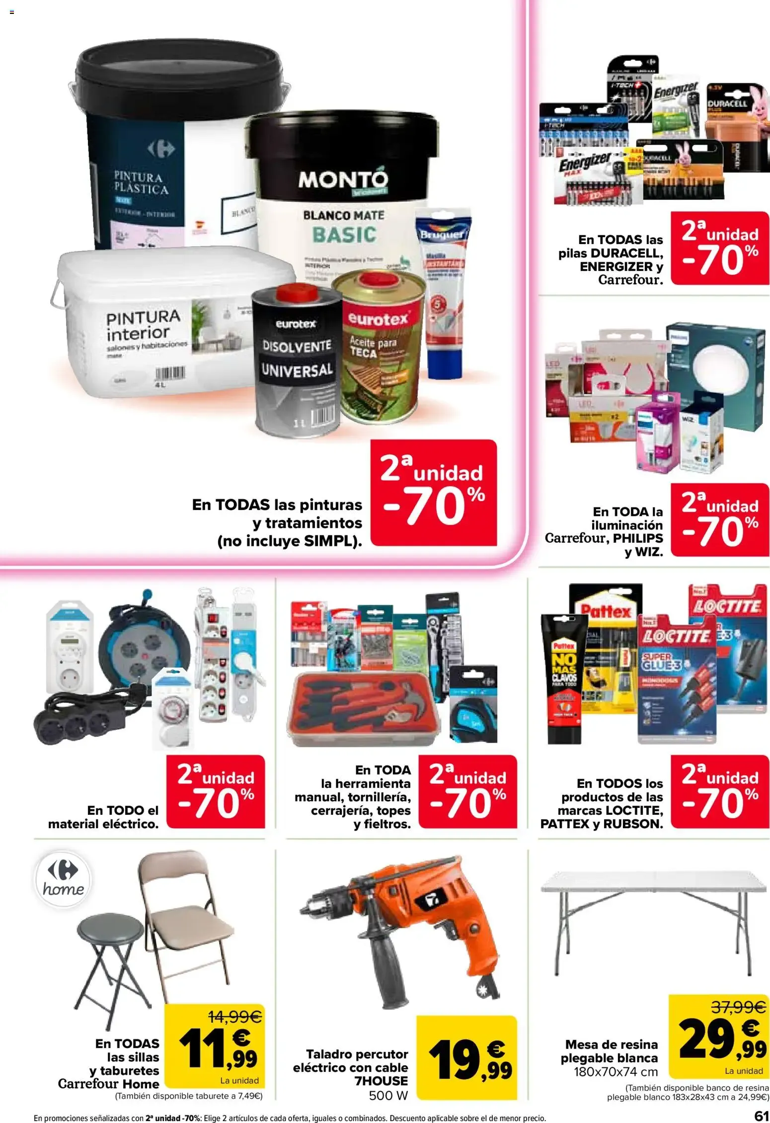 Catálogo de Carrefour: 2ª Unidad al -70% 28 de julio al 10 de agosto 2026 - Página 62