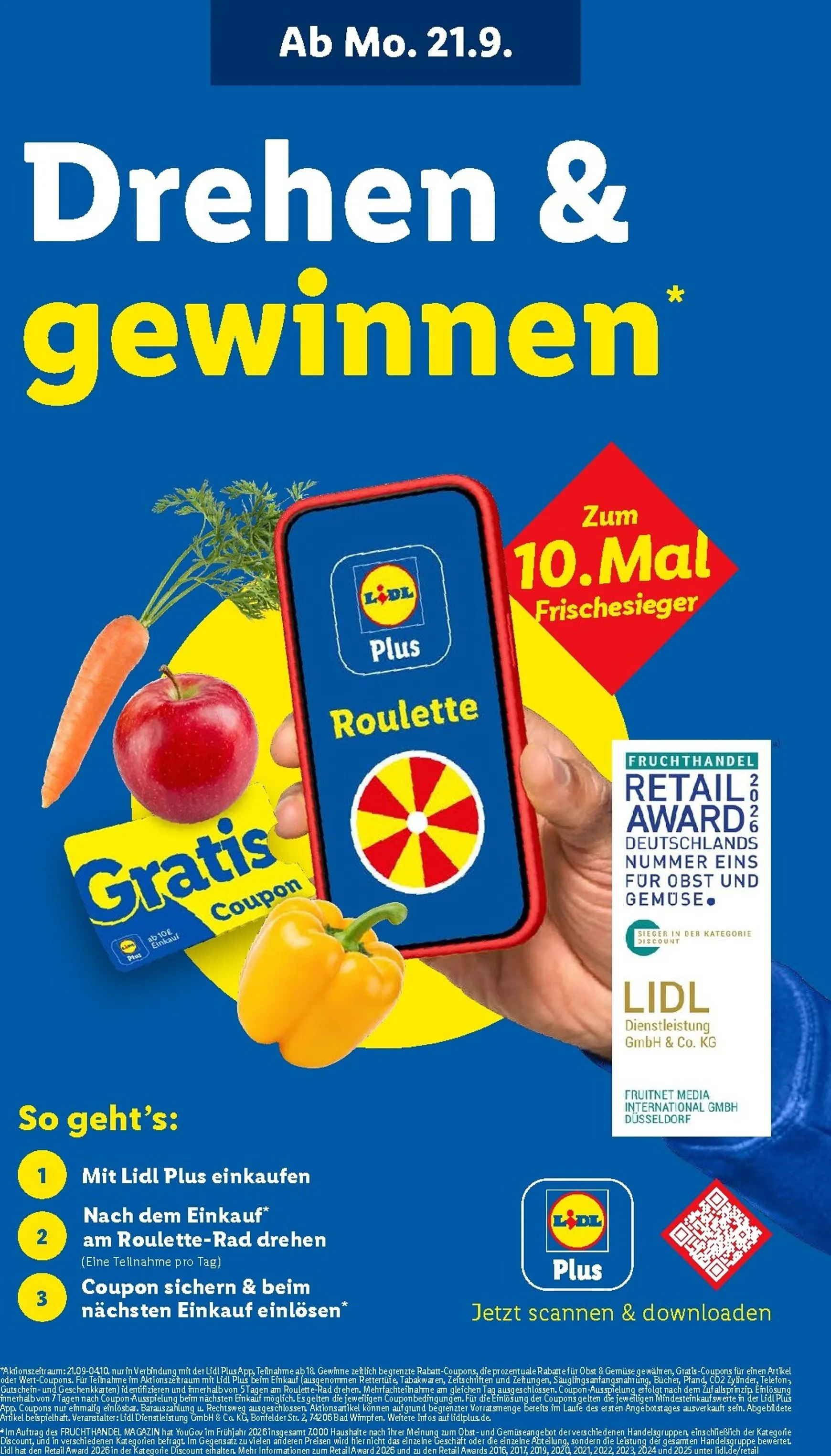 Zum 10. Mal Frischekönig von 28. September bis 2. Oktober 2026 - Prospekt seite 7
