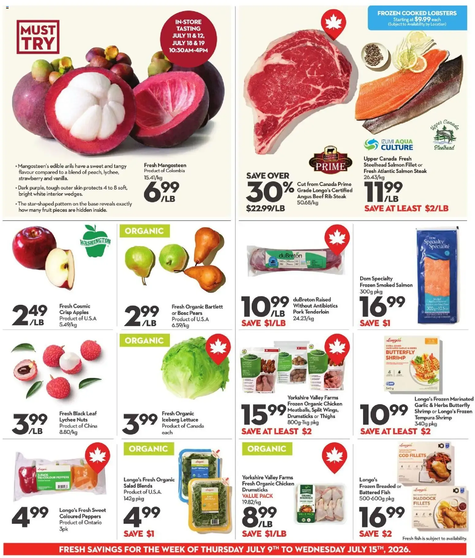 Longo's weekly flyer / circulaire from Jul 9, 2026 > weekly specials & deals from July 9 to July 15 2026 - flyer page 5