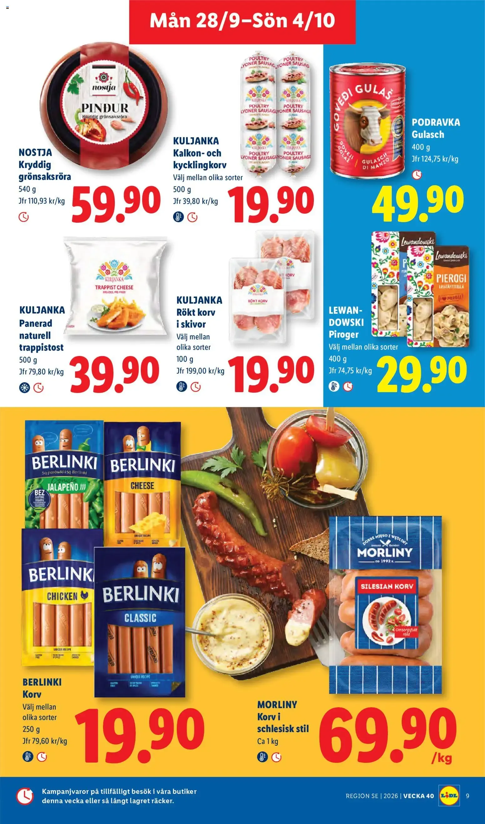Lidl erbjudanden från 28/09/2026 - 04/10/2026 > Reklamblad nuvarande rabatter från 28 september till 4 oktober 2026 - Reklamblad sidor 10