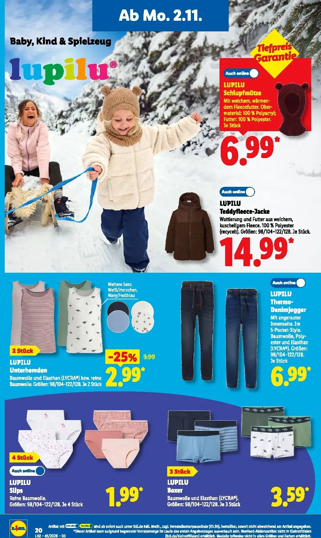 Lidl Sparen beim Preisführer von 2. November bis 7. November 2026 - Prospekt seite 37
