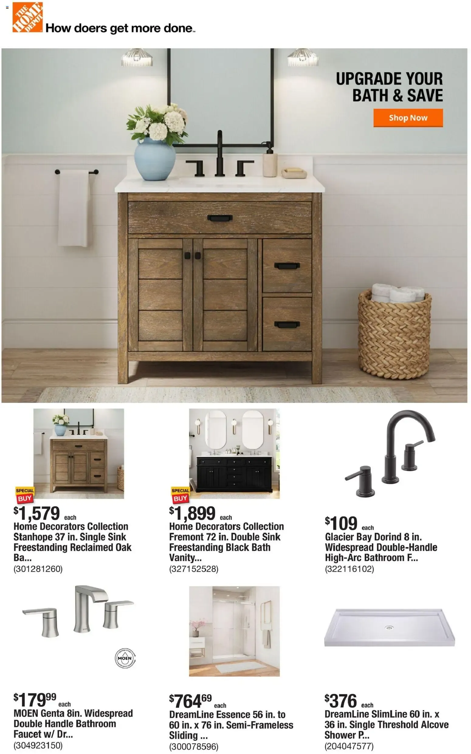 Upgrade Your Bath & Save