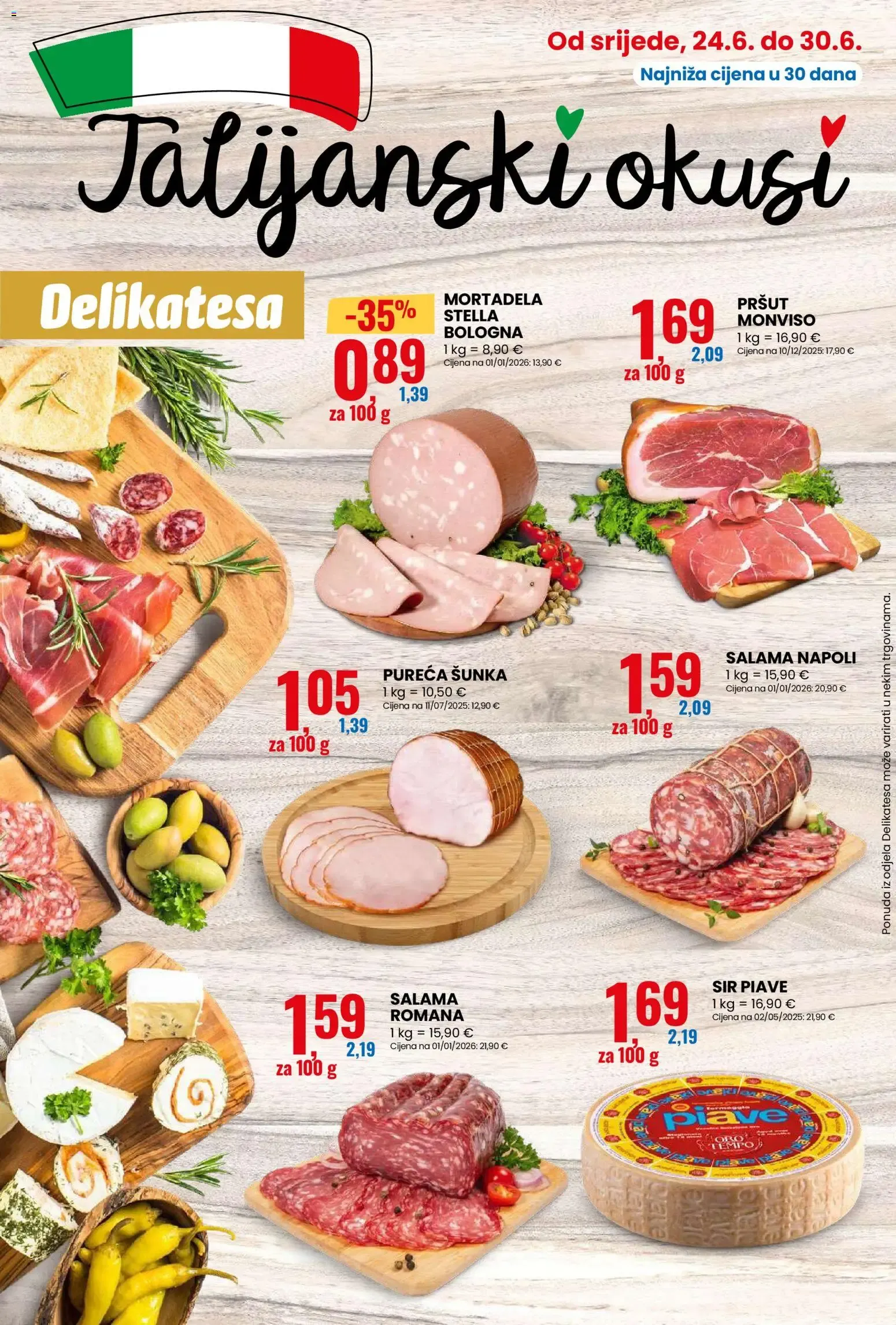 Katalog Pametna kupnja: Talijanski okusi od 24. lipnja do 30. lipnja 2026. - Pregled Stranica 2