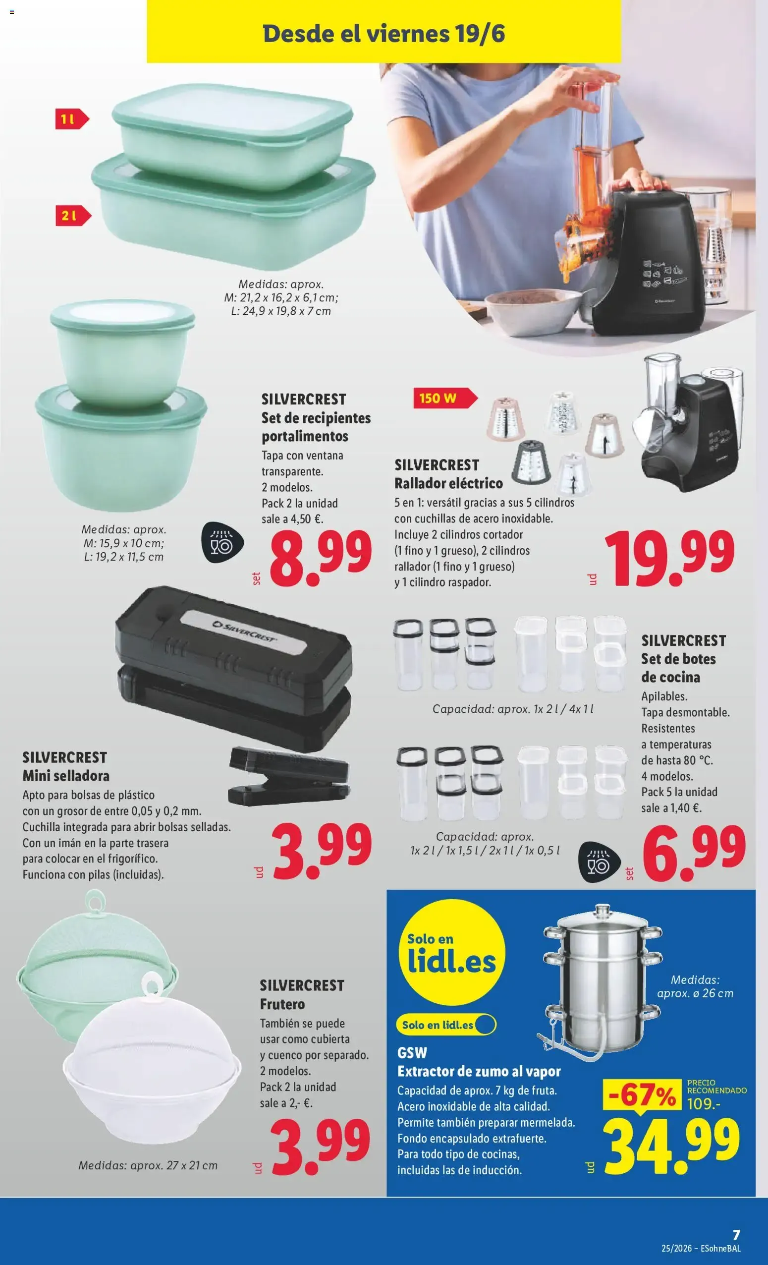 Catálogo de Lidl folleto de bazar del 15/06/2026 | Ofertas 15 de junio al 21 de junio 2026 - Página 19