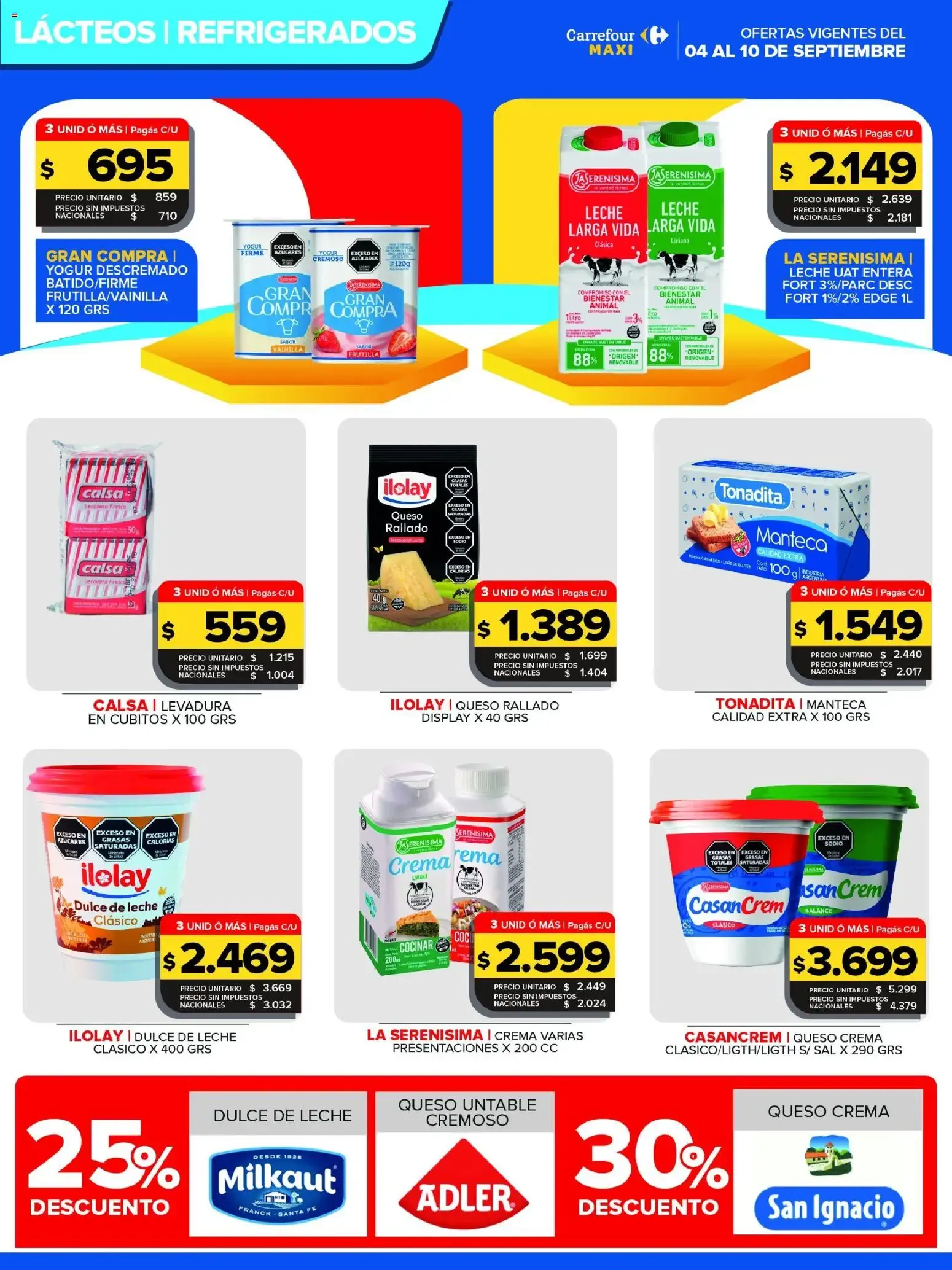 Ofertas de Carrefour Maxi catálogo del 04/09/2026 - 10/09/2026 4 de septiembre al 10 de septiembre 2026 - Página 8 del catálogo