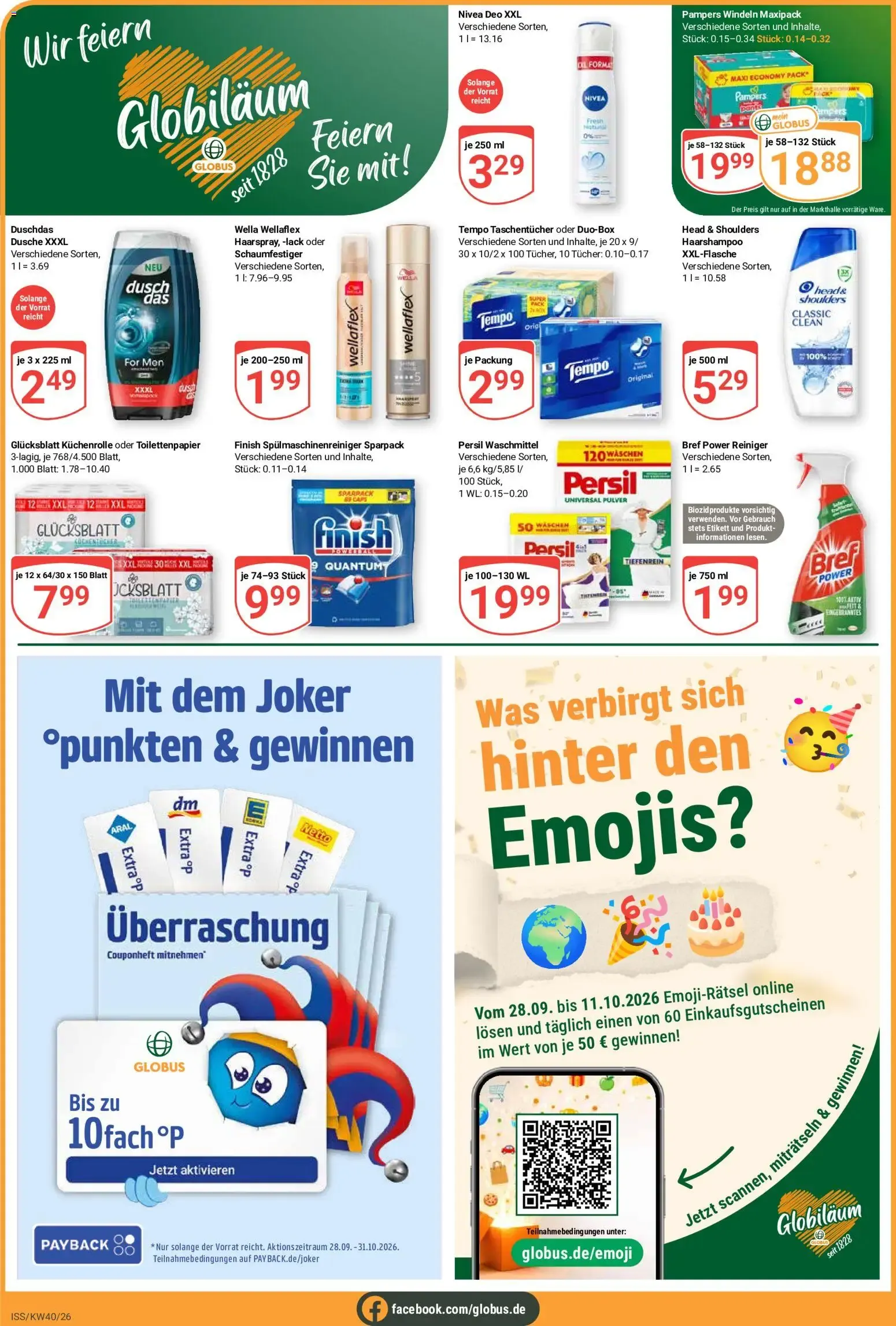 Wir feiern Globiläum von 28. September bis 2. Oktober 2026 - Prospekt seite 6