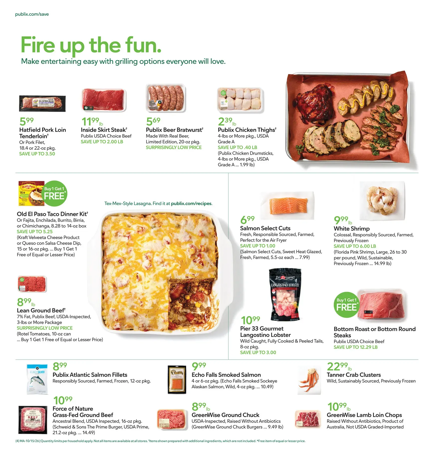 Weekly ad Current Publix leaflet valid from Thursday 10/15/2026 to Wednesday 10/21/2026 from October 15 to October 21 2026 - Page 4