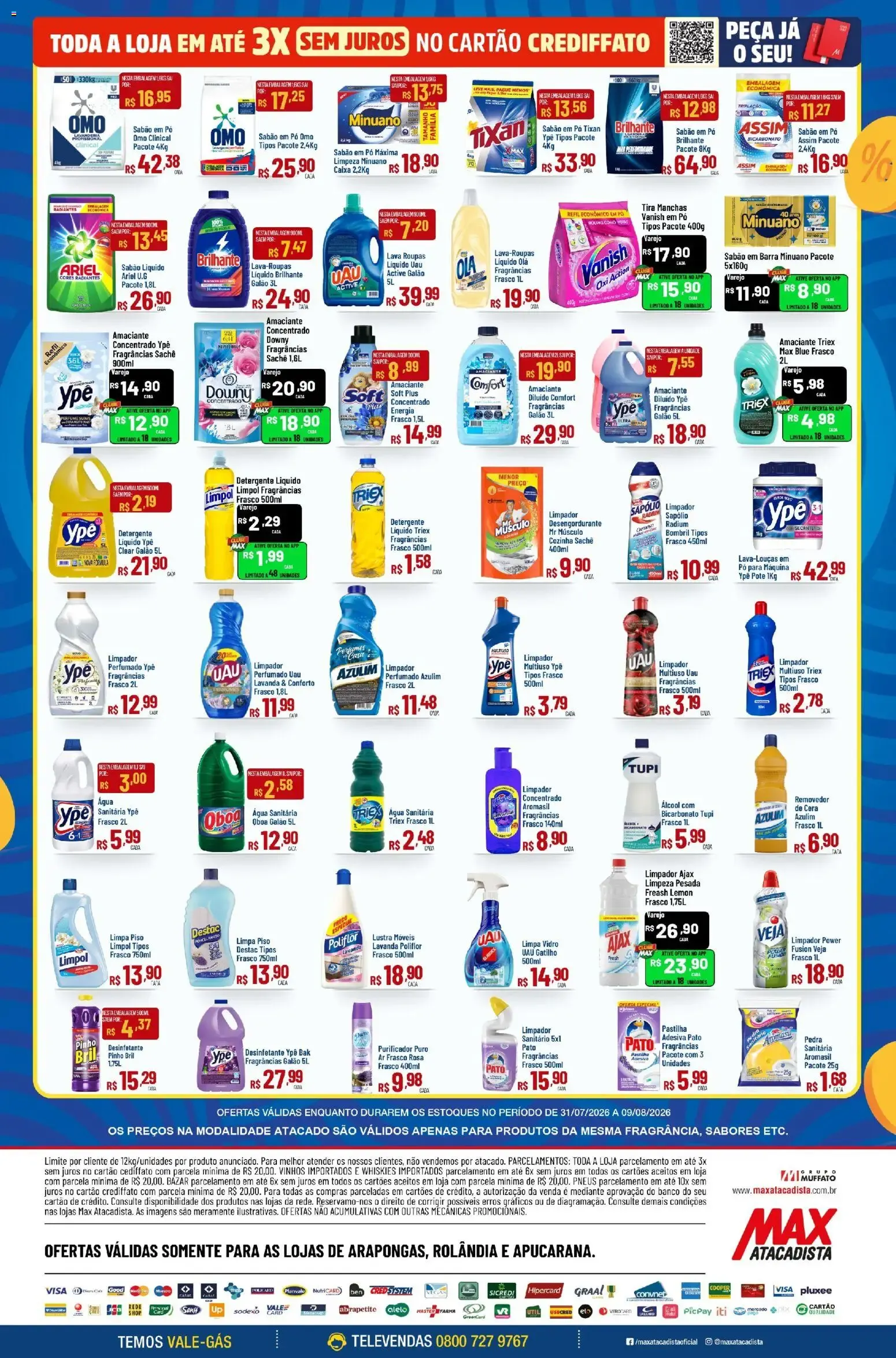 Encarte de Max Atacadista - Ofertas da semana de 31/07/2026 | Promoções Online 31 de julho até 9 de agosto 2026 - Pagina 8