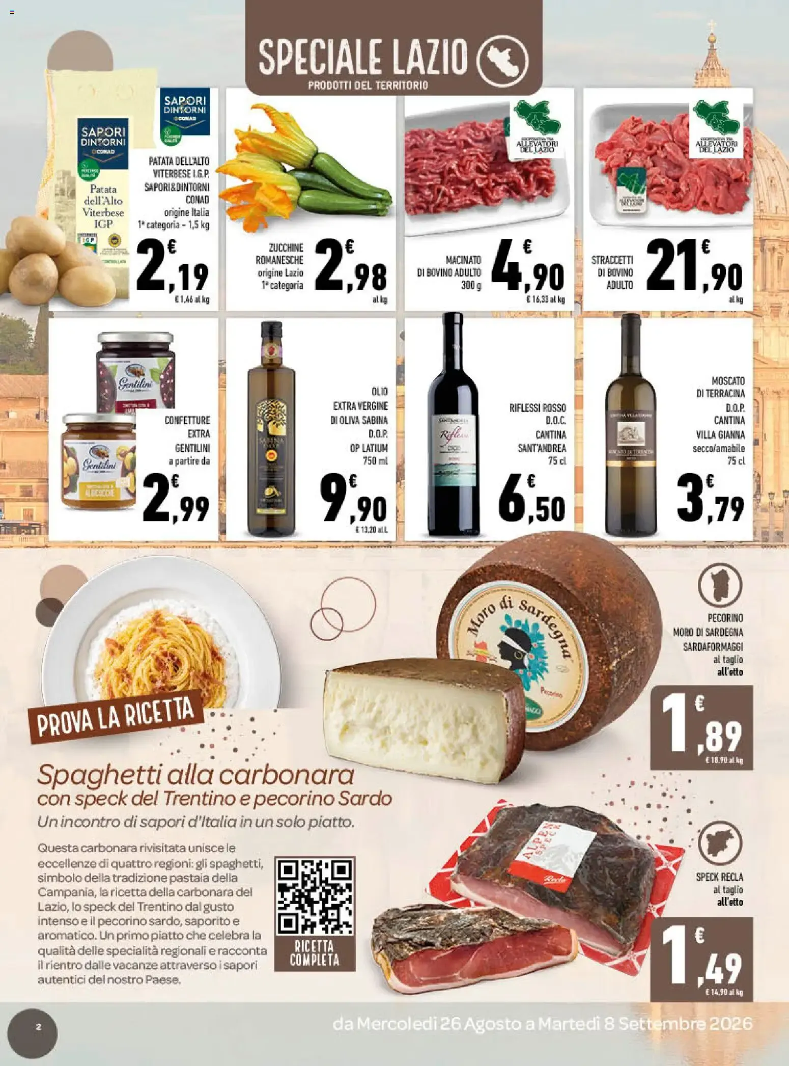 Tuday Conad: Incontro di Sapori da 26 agosto a 8 settembre di 2026 - Pagina del volantino 2