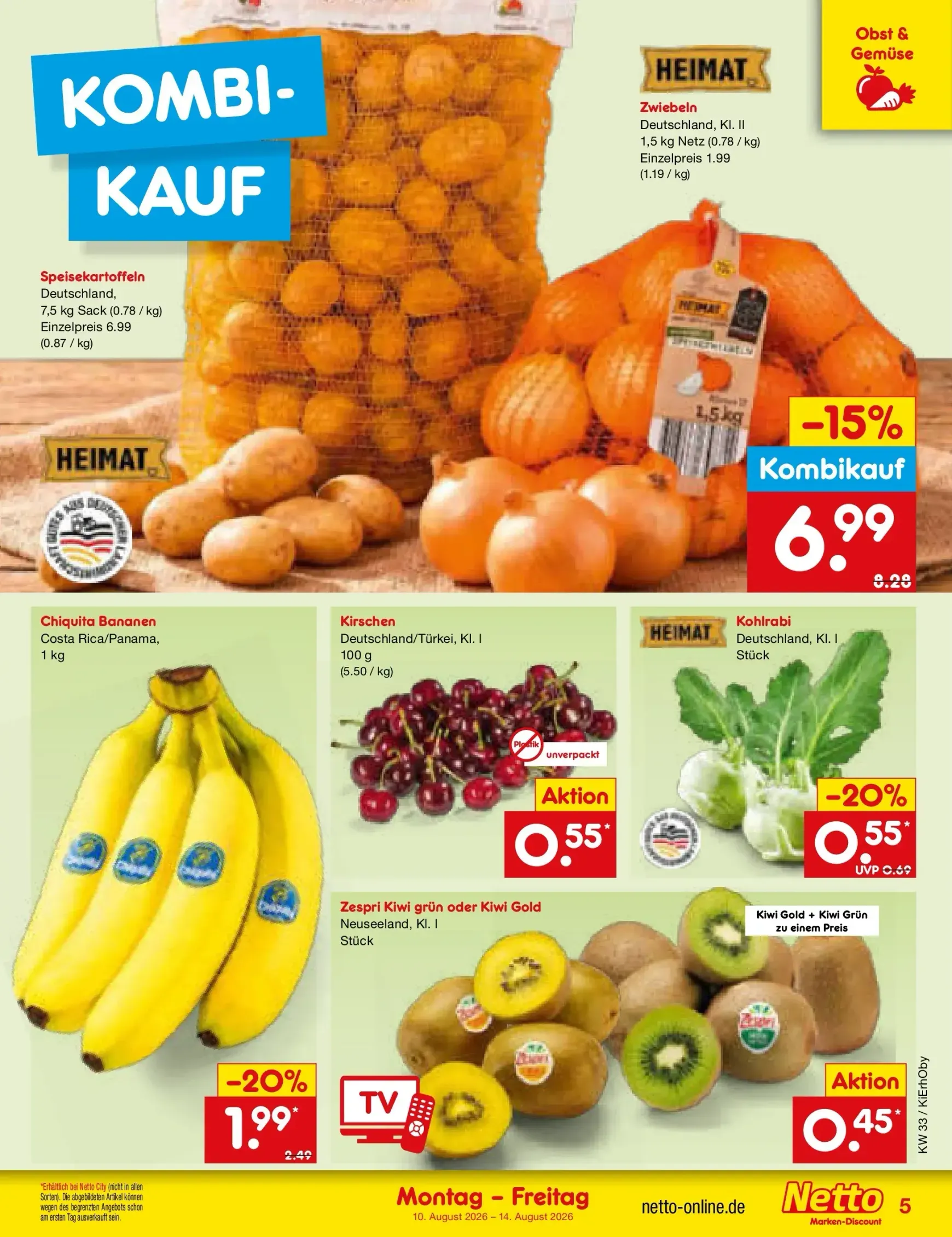 Netto Marken Discount Prospekt nächste Woche – von Montag 10.08.2026 bis Freitag 14.08.2026 von 10. August bis 14. August 2026 - Prospekt seite 6