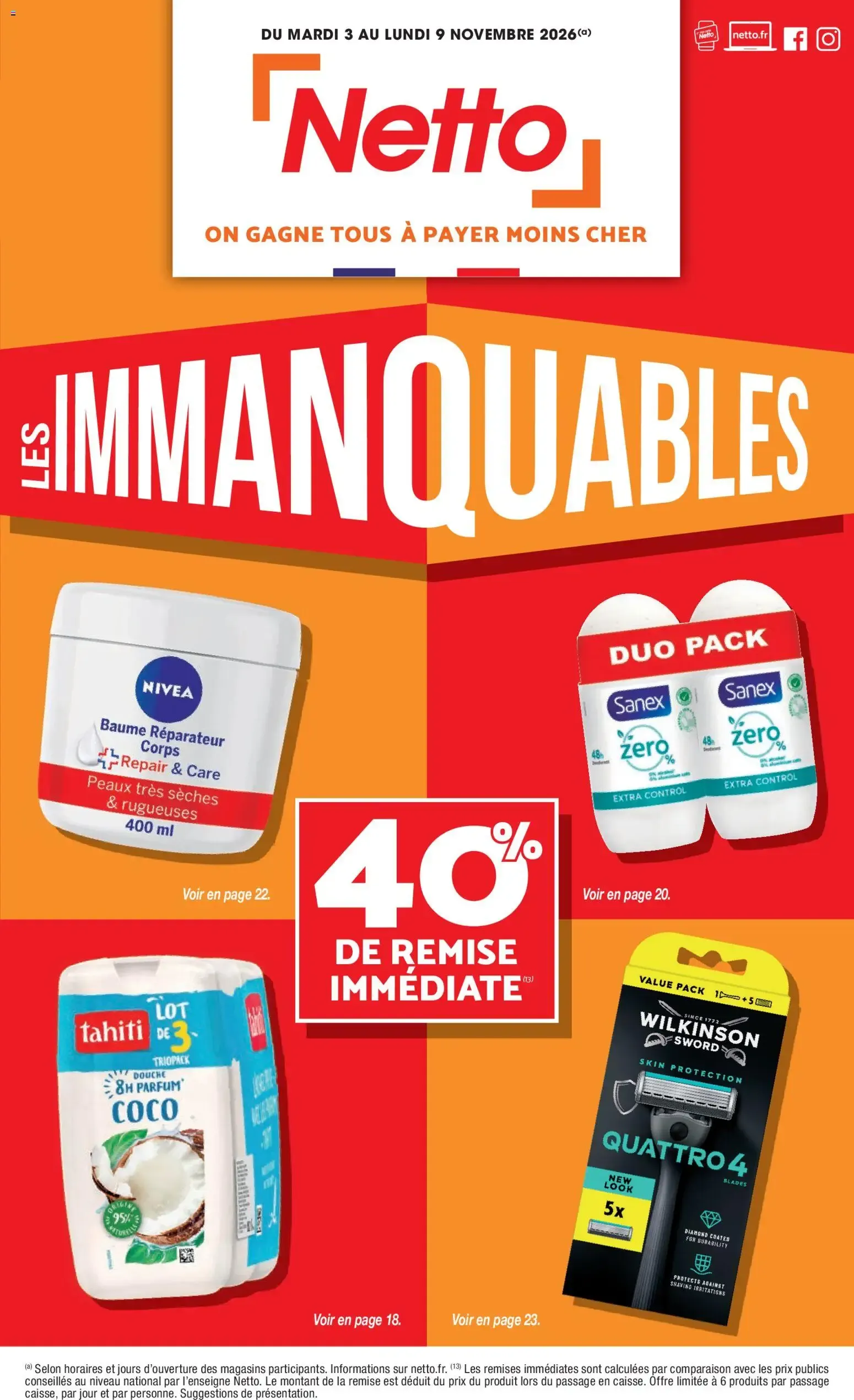 Netto - Temps fort Novembre à partir du 03/11/2026 - promo en ligne