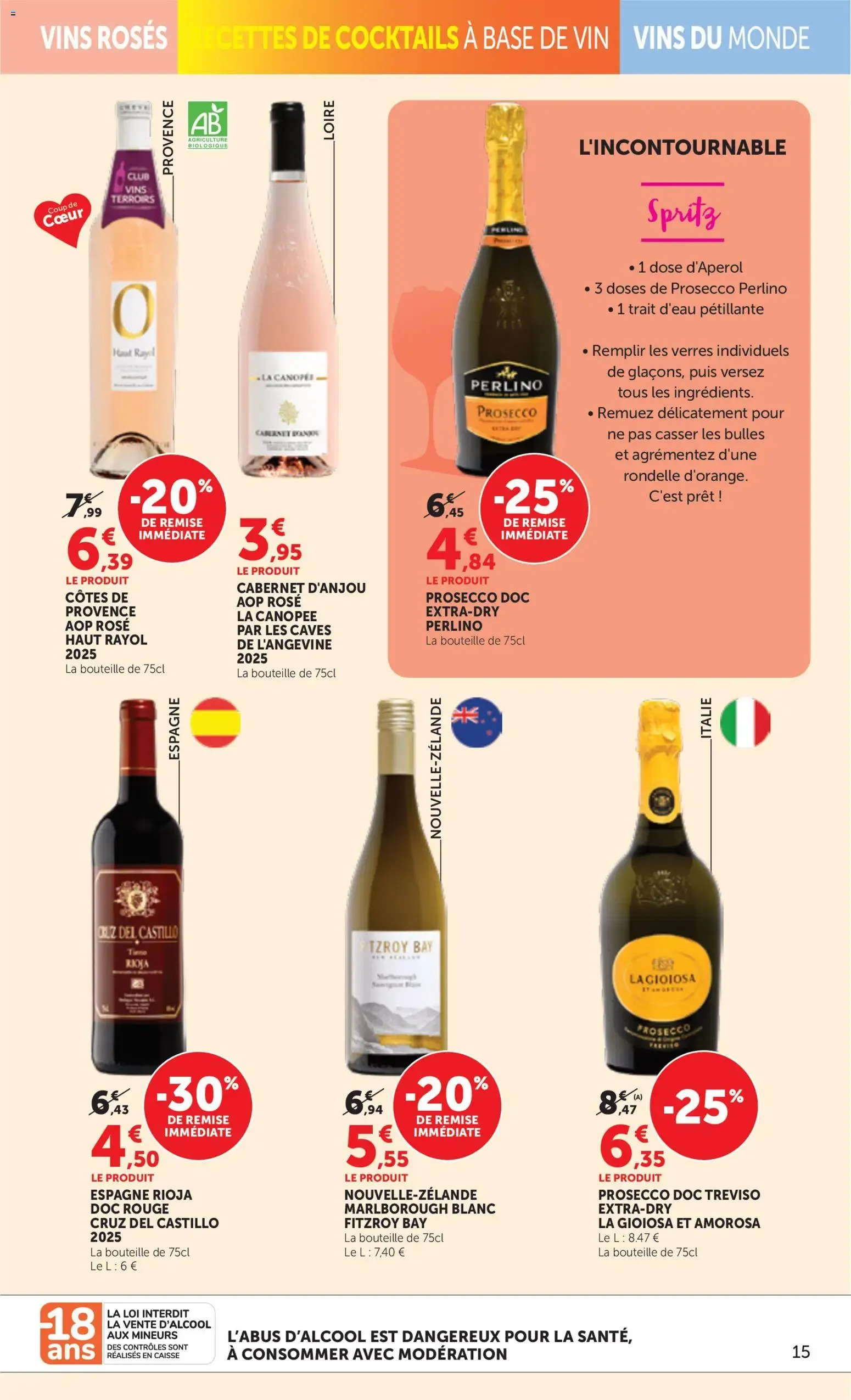 bi1 Foire aux vins supermarché à partir du 22/09/2026 - promo en ligne du 22 septembre au 4 octobre 2026 - Catalogue page 15