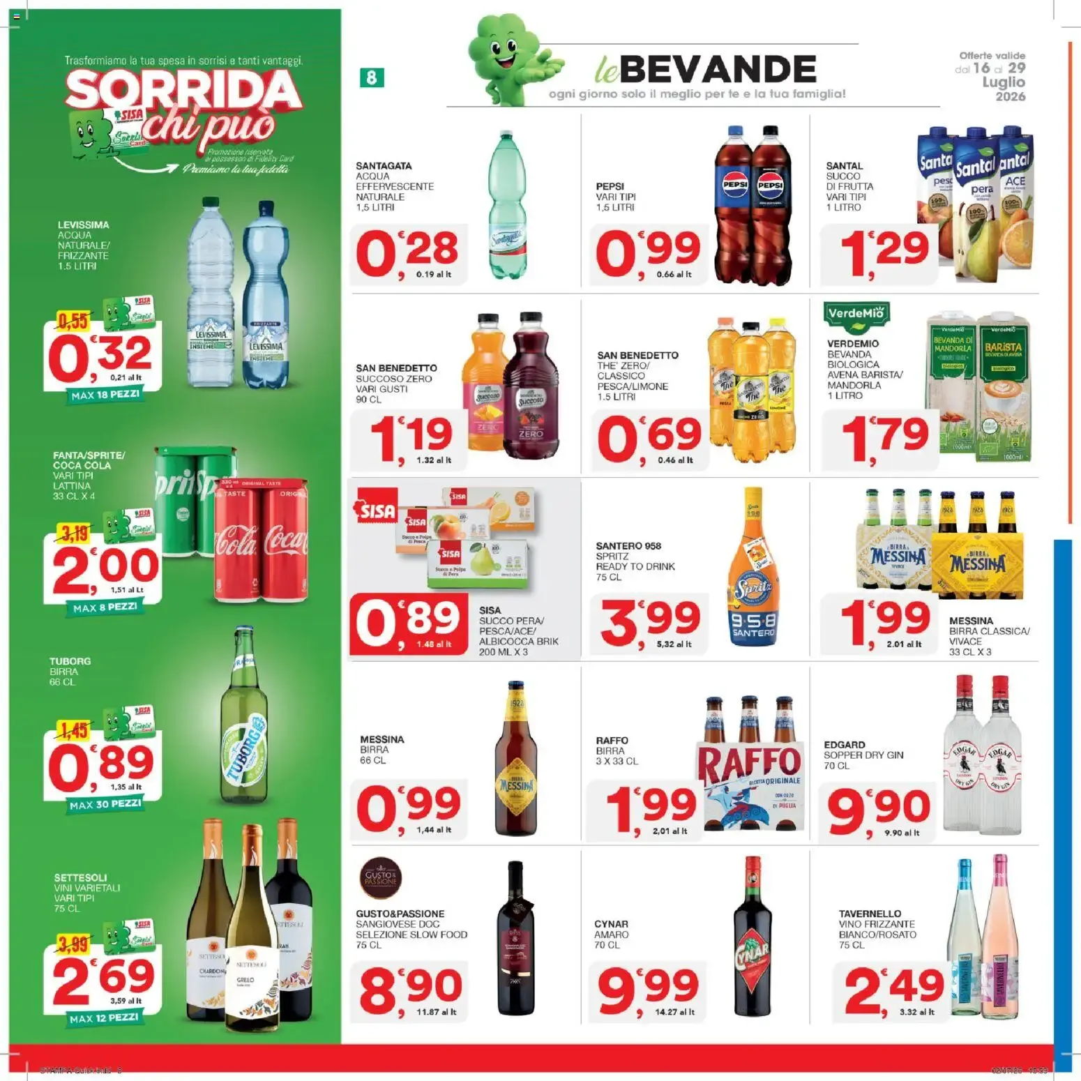 Nuovo SISA volantino Quick dal 16/07/2026 > offerte anteprima 🛍️ da 16 luglio a 29 luglio di 2026 - Pagina del volantino 7