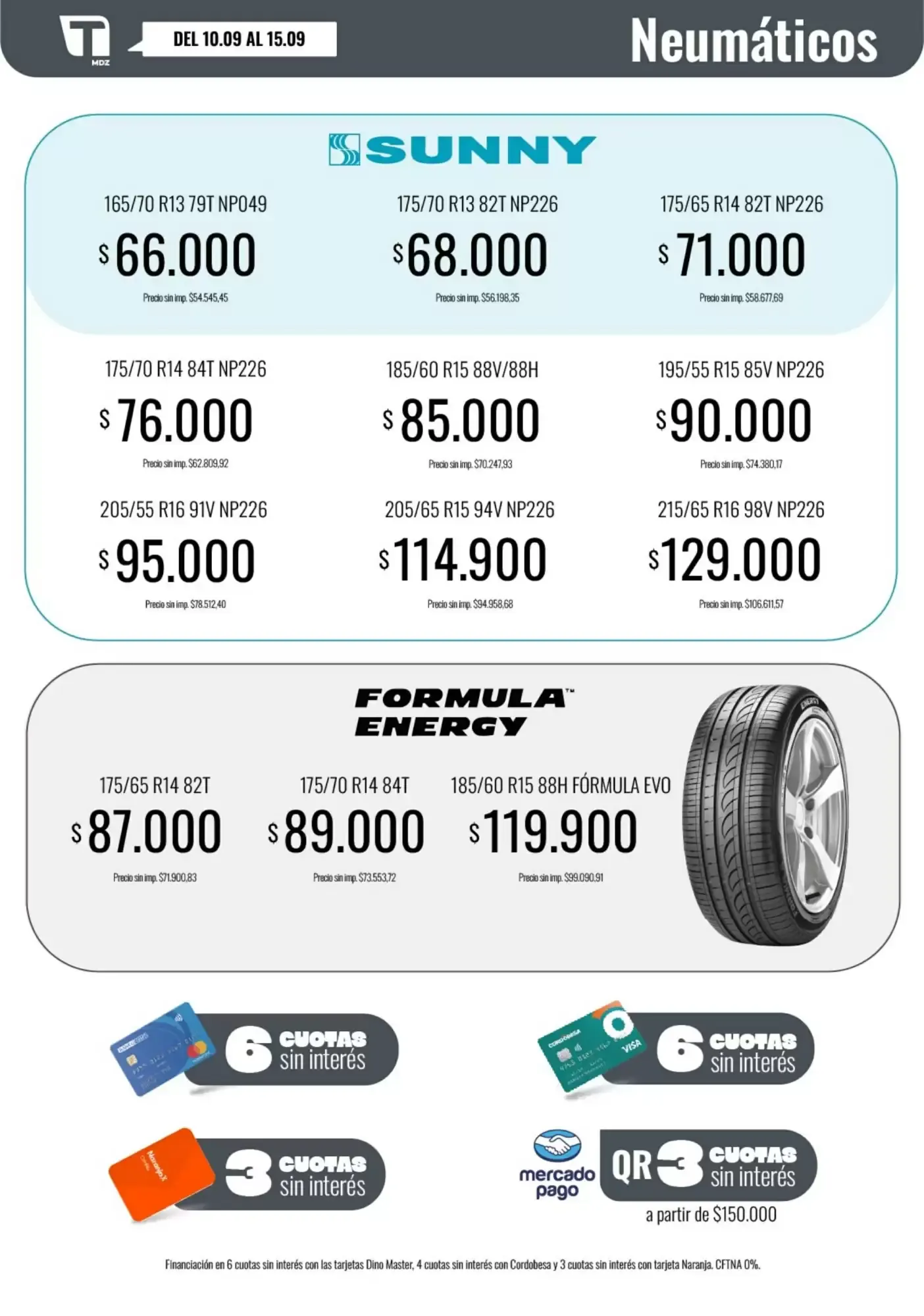 Ofertas de Catálogo de Ofertas Tadicor Mayorista - Minorista 9 de septiembre al 15 de septiembre 2026 - Página 9 del catálogo