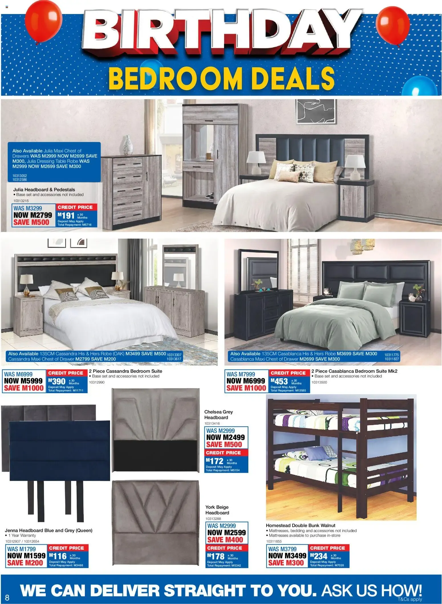 OK Furniture Birthday Sale from 15 June to 12 July 2026 - Catalogue Page 8