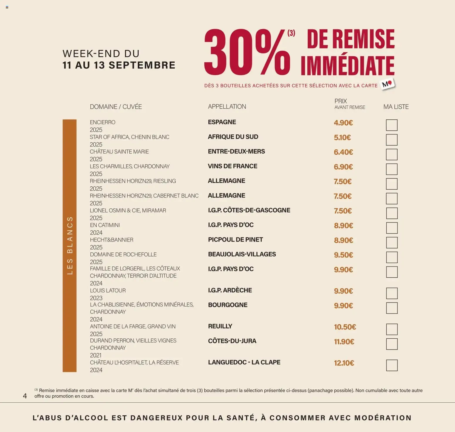 Monoprix - Calendrier des Offres du 11 septembre au 27 septembre 2026 - Catalogue page 4