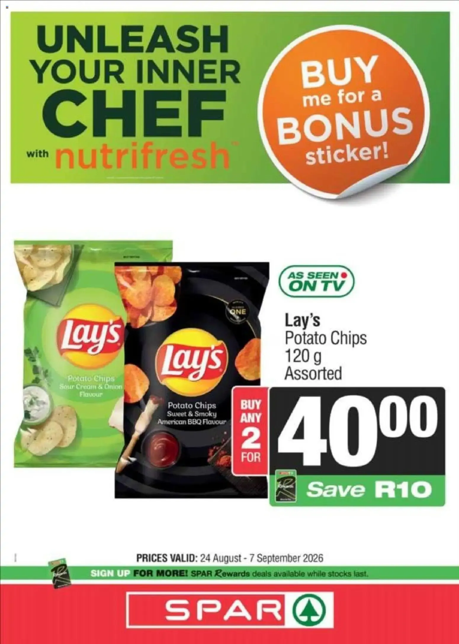 SPAR - Unleash Your Inner Chef with Nutrifresh from 24 August to 7 September 2026 - Catalogue Page 5