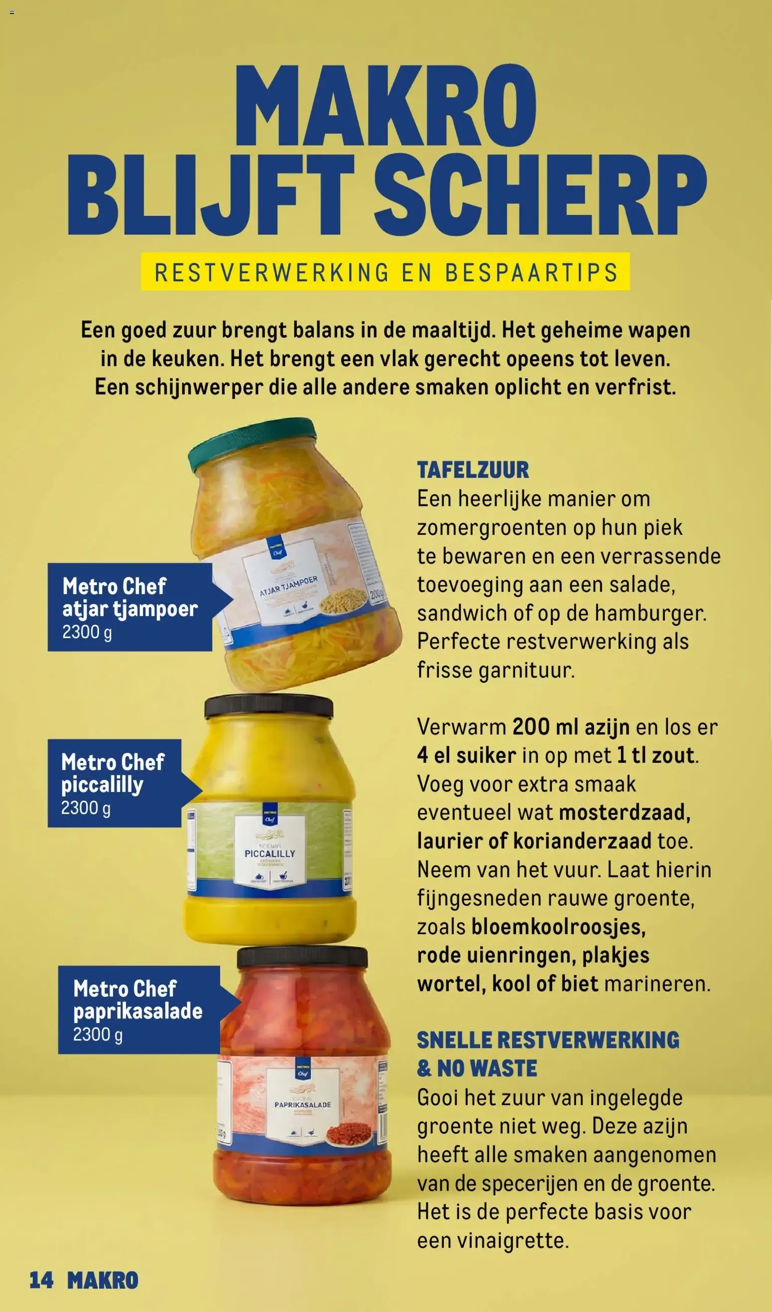 MAKRO HORECA MAGAZINE - FAST FOOD SERVICE van 15 juli tot 31 december 2026 - Folder pagina 14